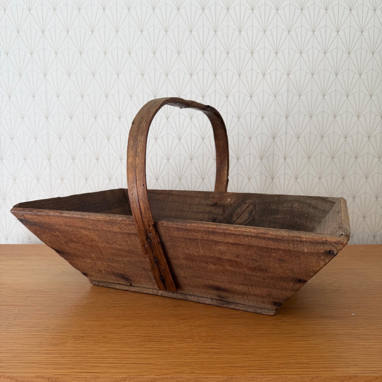 French Wooden Garden Trug Vintage Harvest Basket Rustic Antique 1908266 Fleamarketfrance