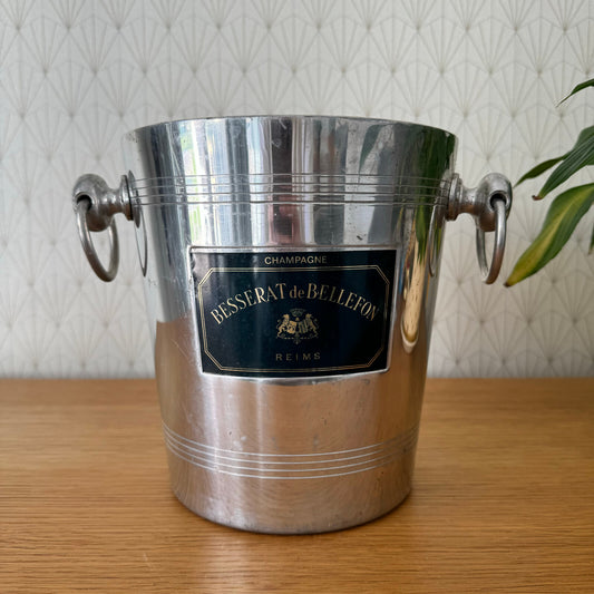 French Champagne Ice Bucket BESSERAT de BELLEFON Vintage Reims 13042412 Besserat de Bellefon
