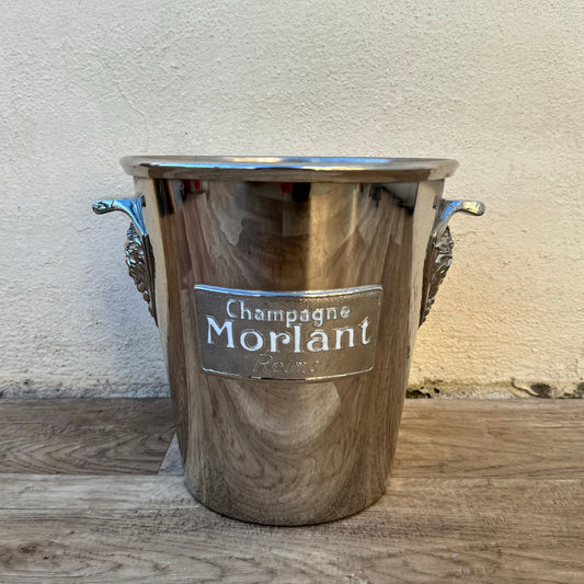 French Champagne Bucket Silverplate Morlant Vintage Wine Cooler 0905248 Morlant
