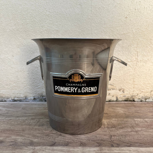 Vintage French Champagne Bucket Pommery Greno Ice Cooler Metal France 1008222 Pommery & Greno