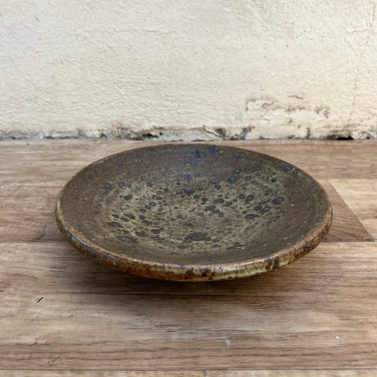 French Jean Pierre Viot Bowl Mid Century Stoneware Pottery Signed 1510227 Unmarked