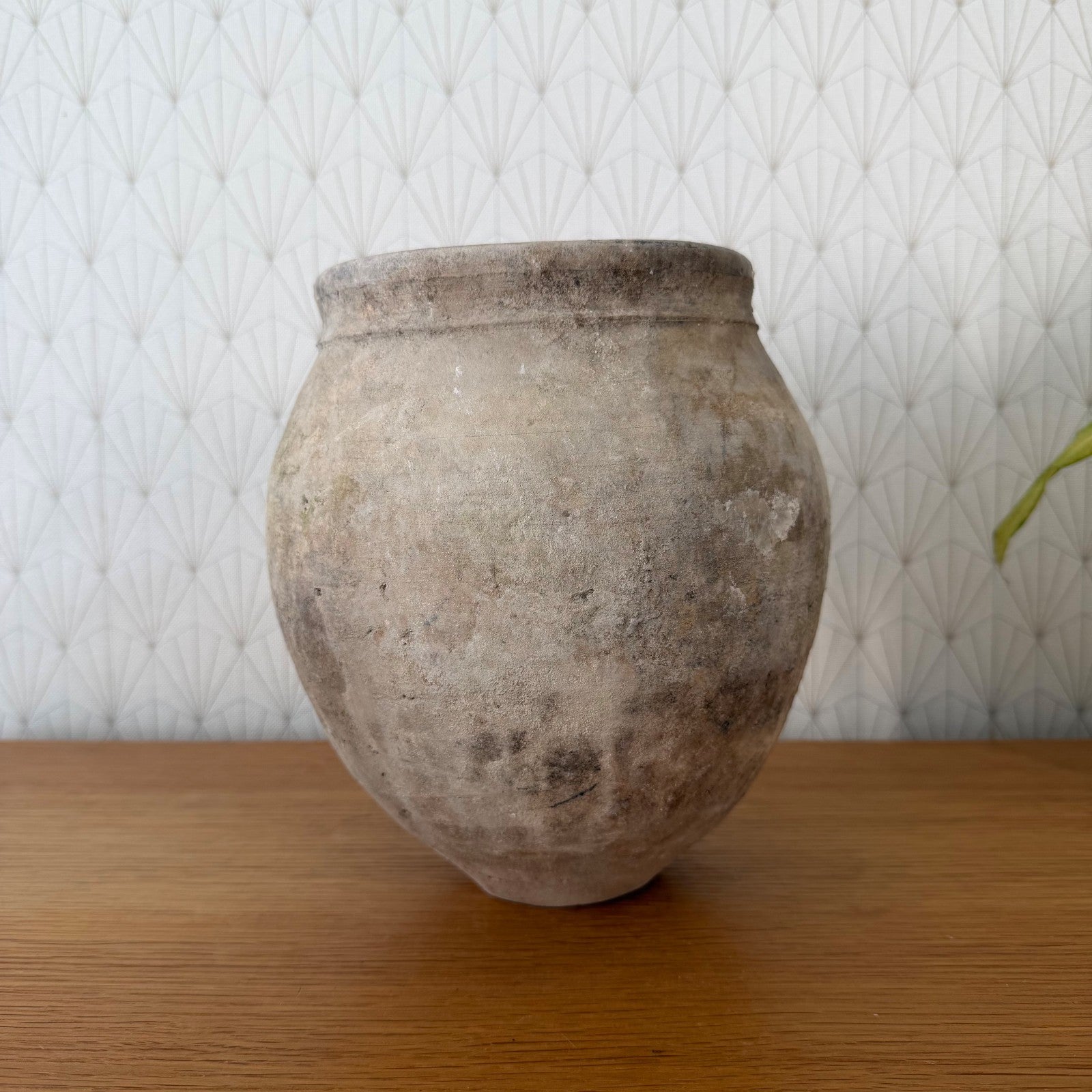 Antique Spanish European Stoneware Pot 19th Century 0107264 Unbranded