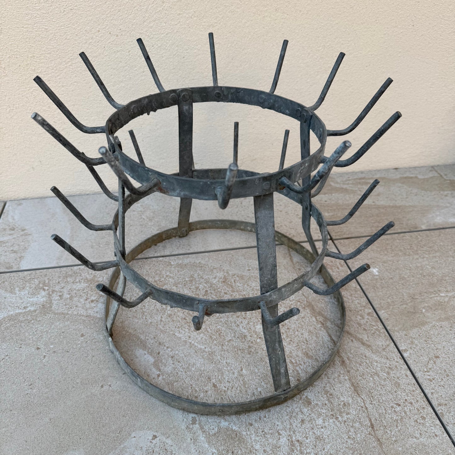 Vintage French Wine Champagne Bottle Drying Wine Rack hanger 1604257