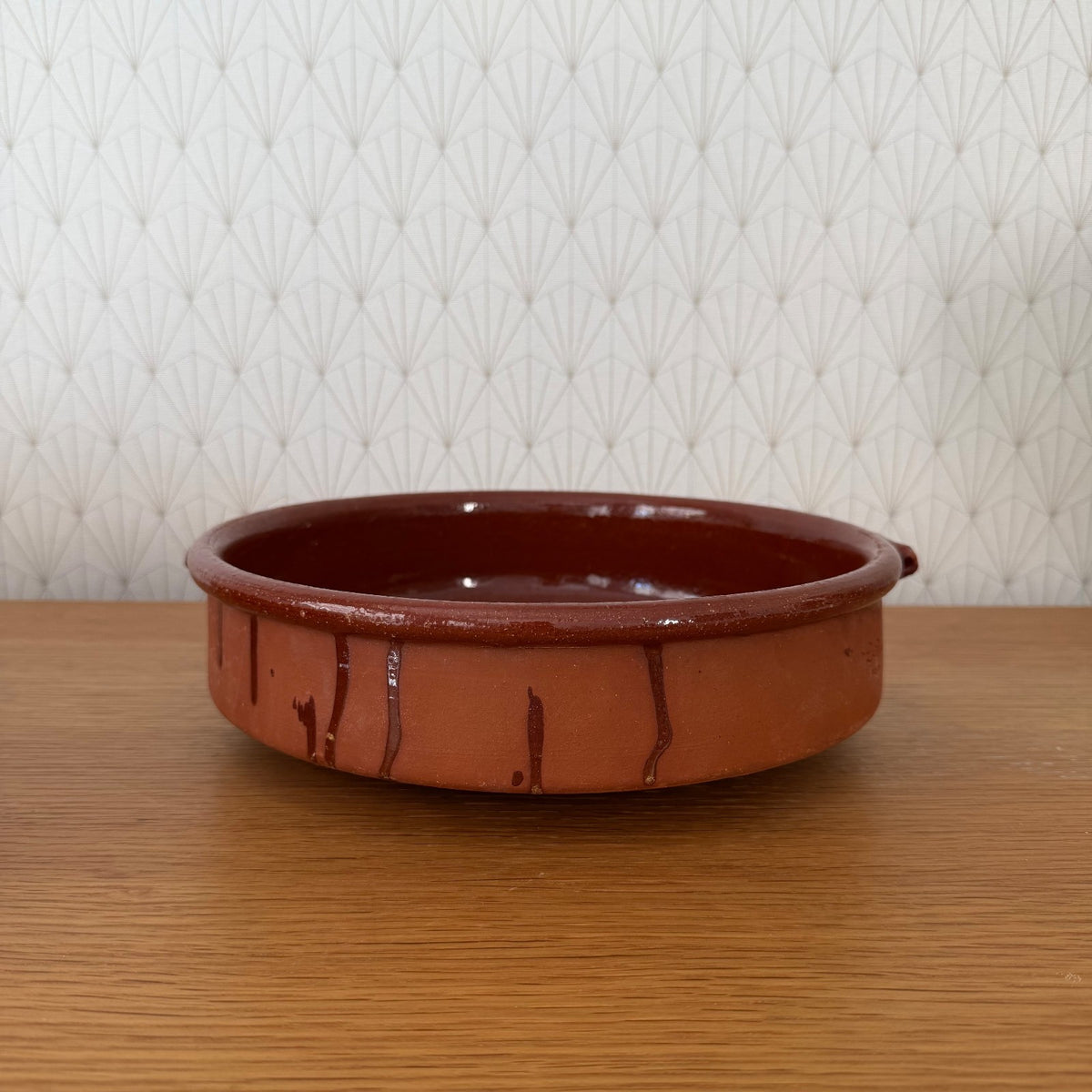 French Terracotta Tian Bowl Provence Vintage Pottery 04092622