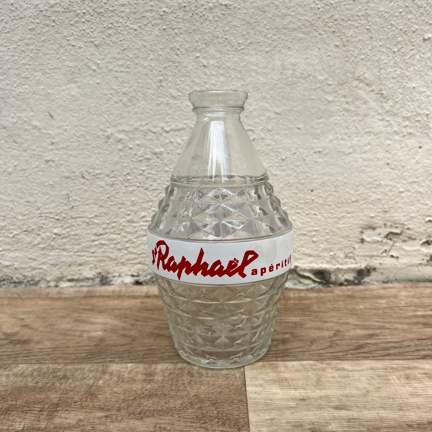 French Water Carafe St Raphael Aperitif Cut Glass Decanter Vintage 1109229 St. Raphaël