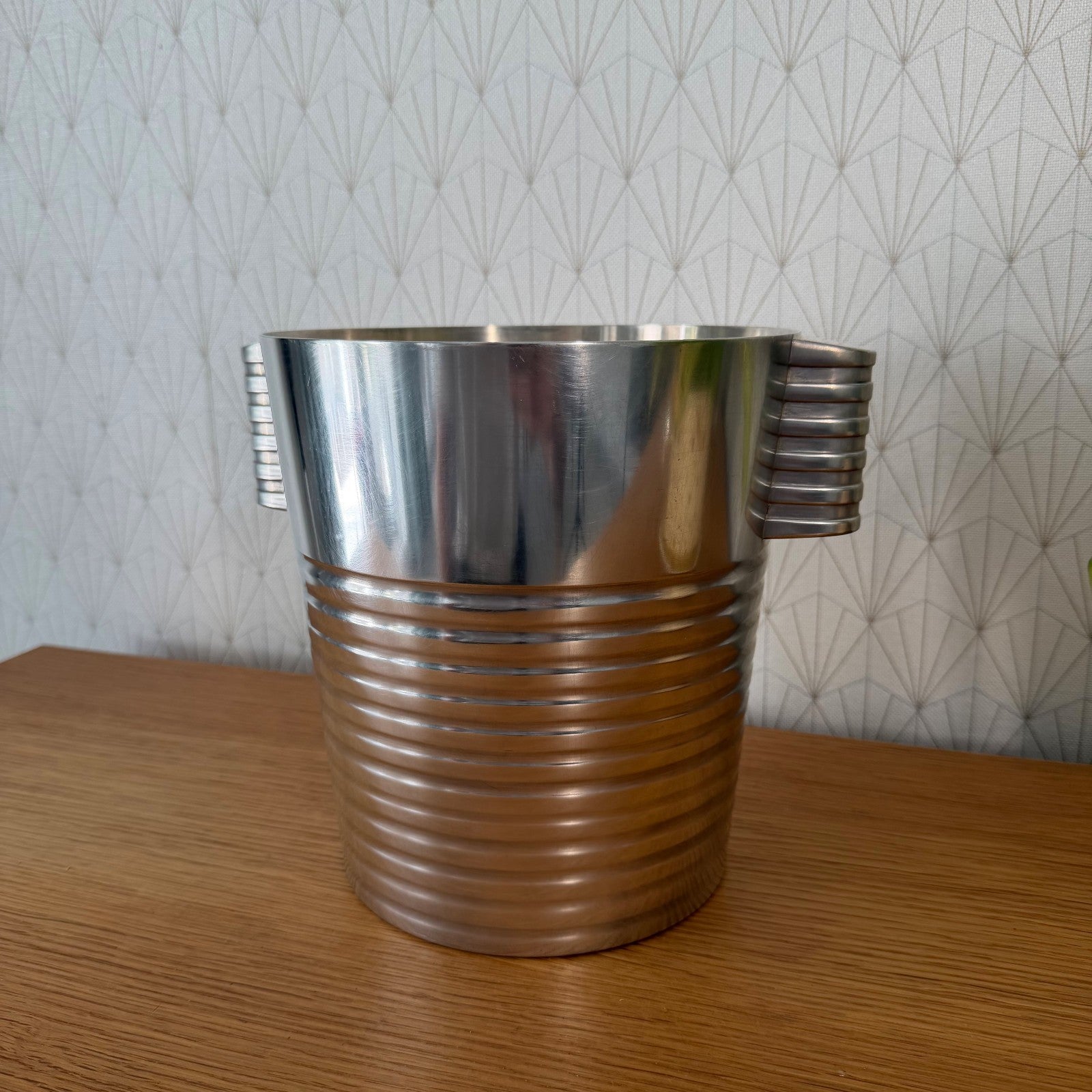 Vintage Christofle Champagne Bucket Silverplate Luc Lanel French 01072618 Charles Heidsieck