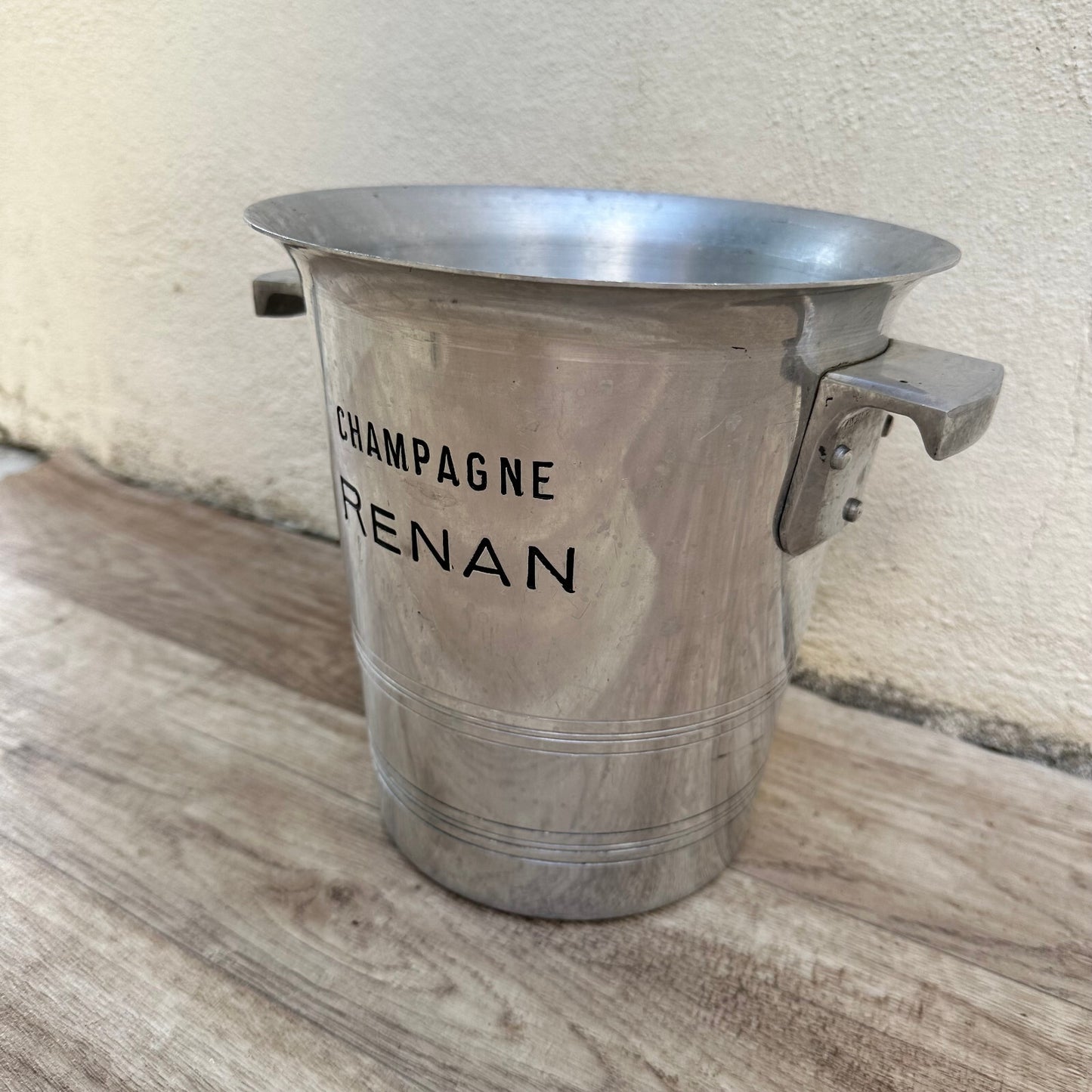 French Champagne Bucket Vintage Aluminum RENAN Wine Ice Cooler 2802253 RENAN