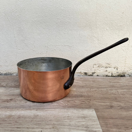 Vintage French Copper Saucepan Matillon Tin Lined Cookware 0211235 Unbranded