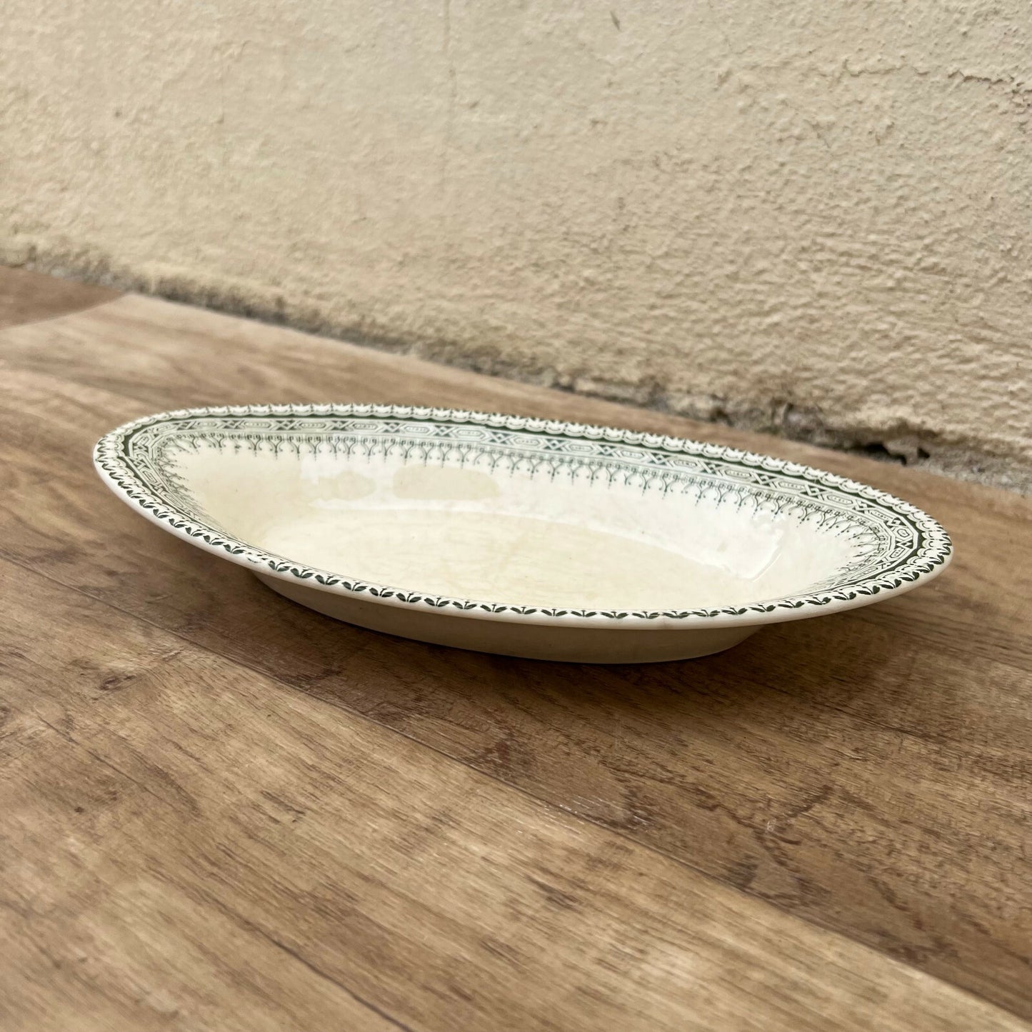 French Ironstone Platter Terre de Fer Arles Oval Serving Dish 2703223 Terre de Fer