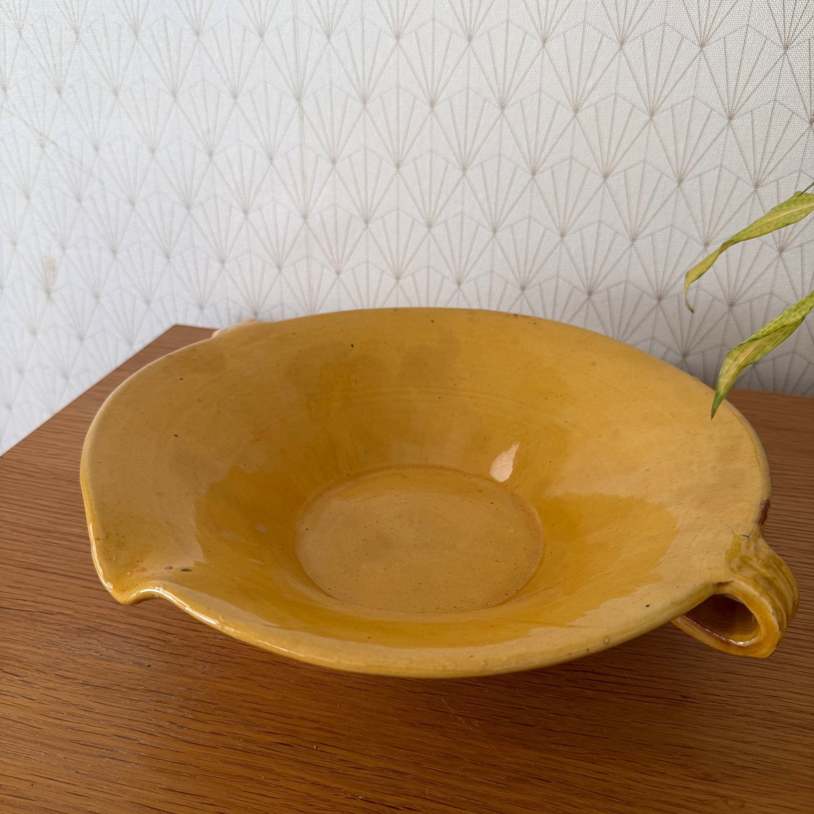 French Terracotta Tian Bowl Provence Vintage Pottery 12" Wide 1506267 Fleamarketfrance