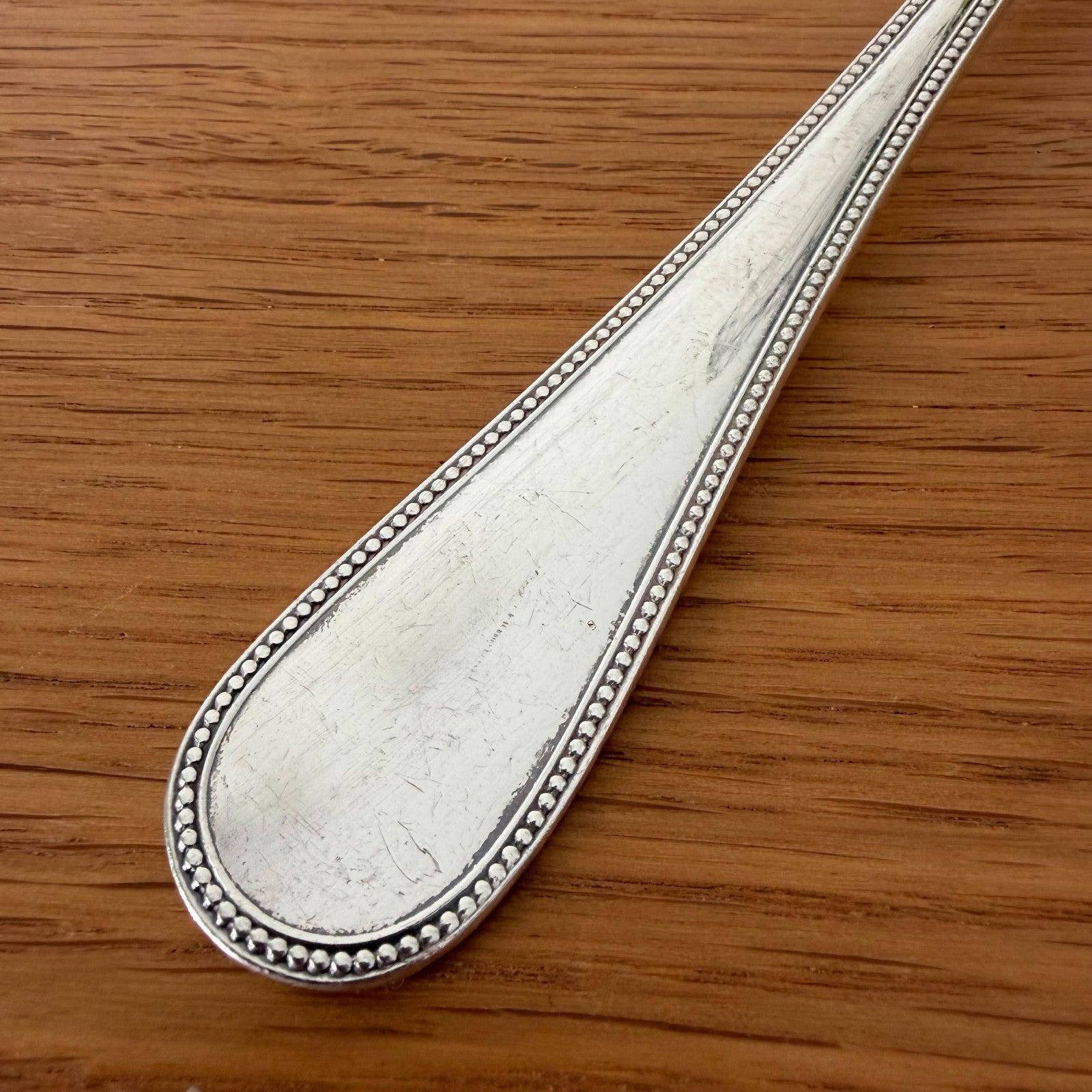 CHRISTOFLE France Pearl Silver-plated Dessert Ladle 2607263 Christofle