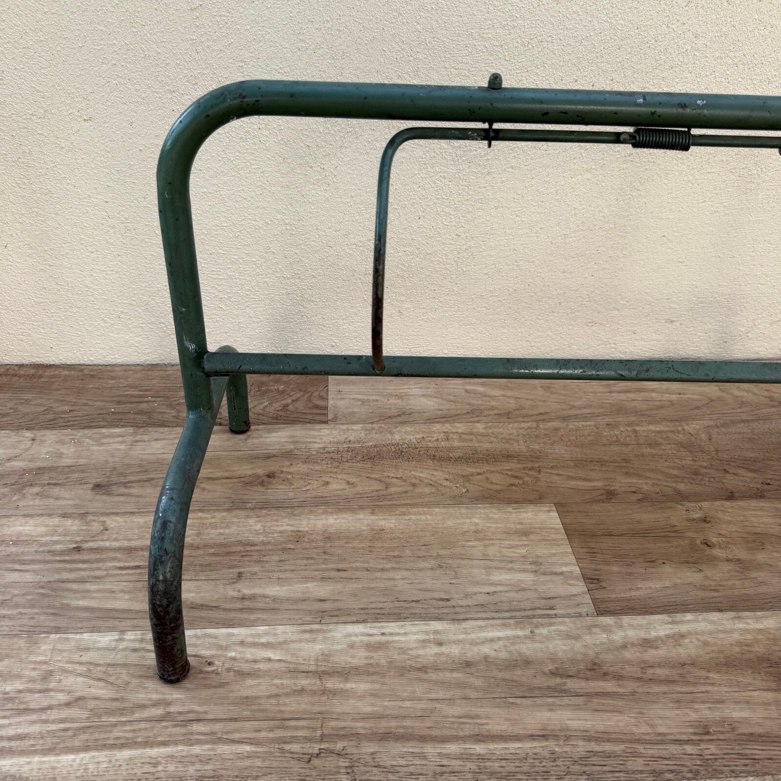 French Florist Paper Roll Dispenser Vintage Metal Wrapping Holder 1950s 1606252 Fleamarketfrance