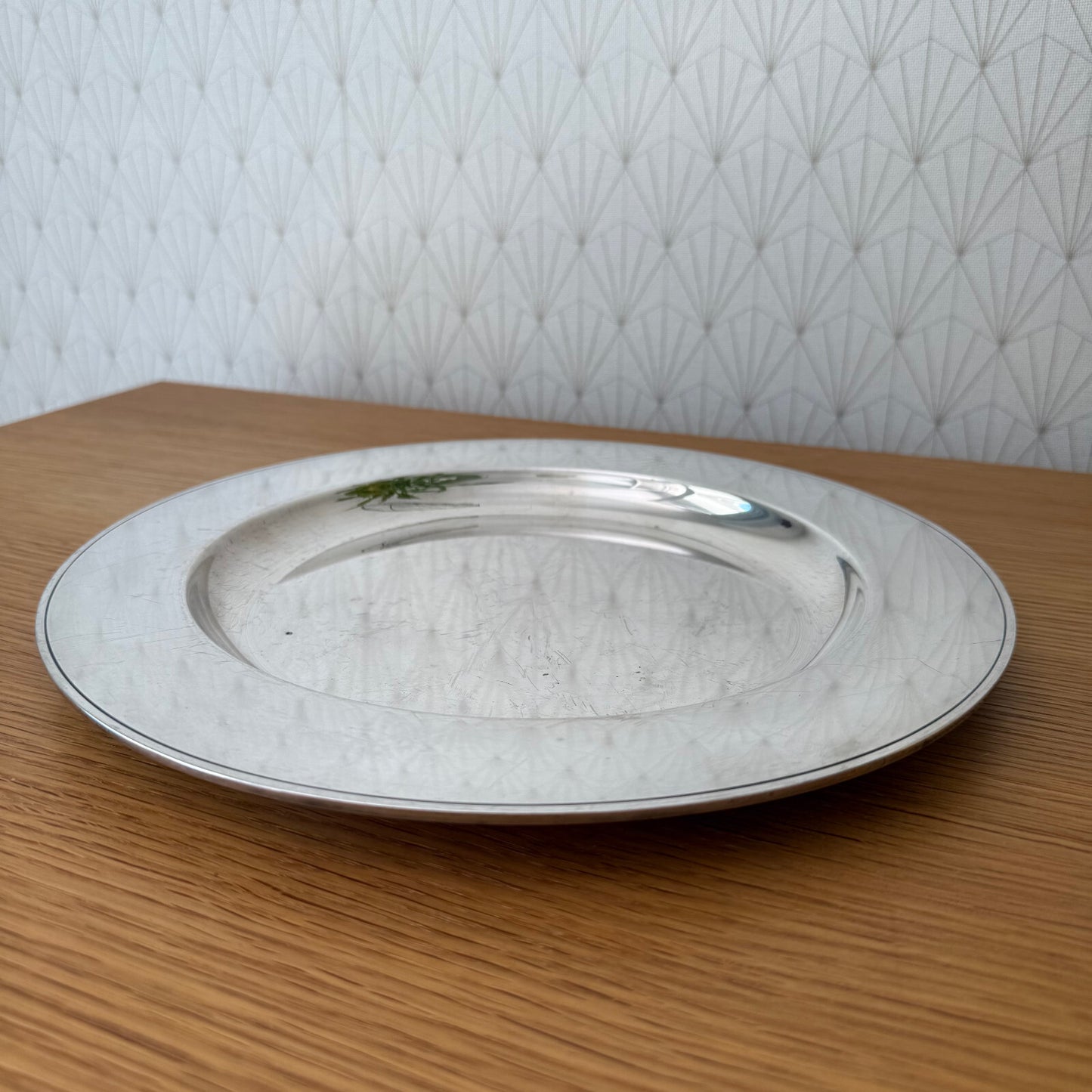 Vintage Christofle Silver Plated Presentation Plate 30cm French 0905256 Christofle