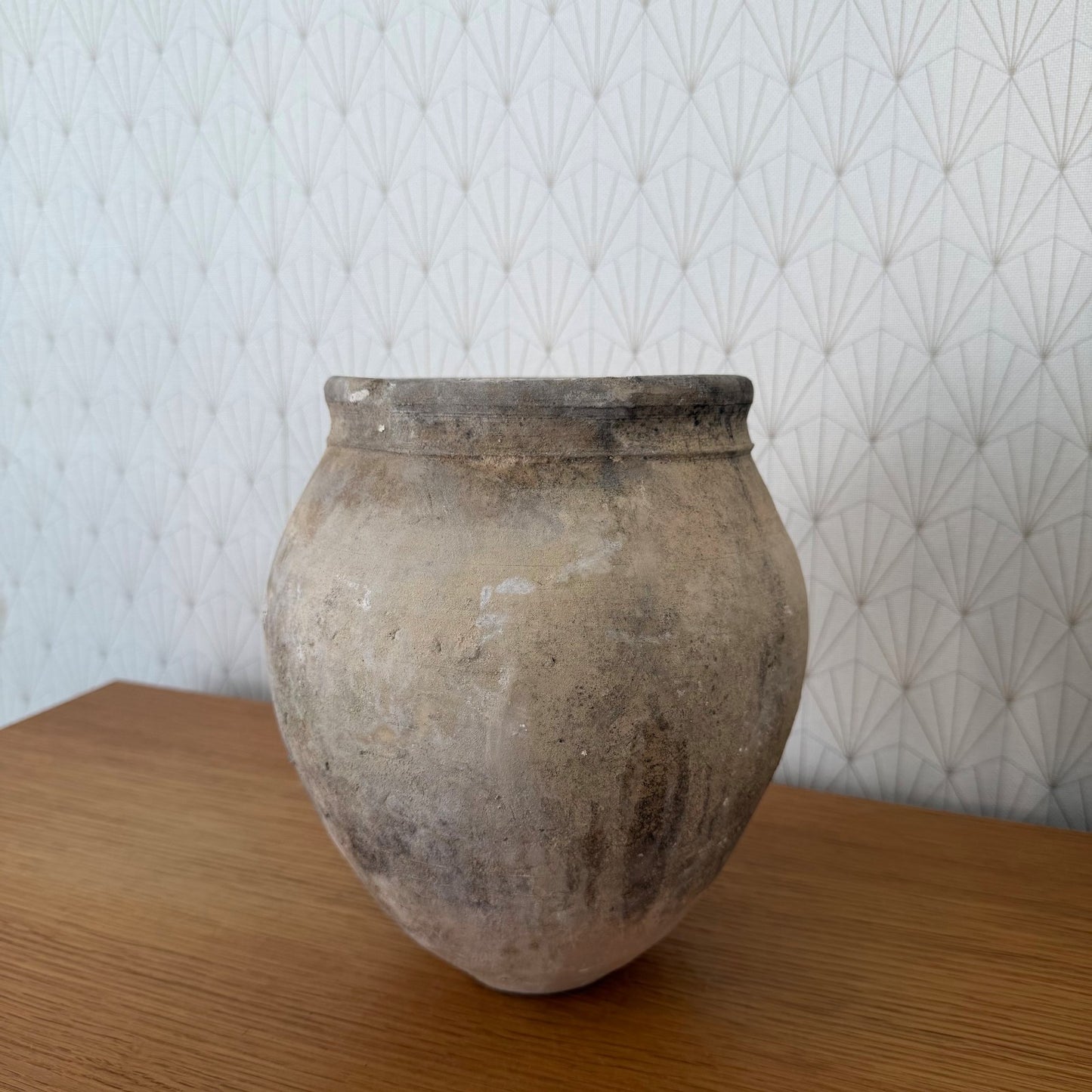 Antique Spanish European Stoneware Pot 19th Century 0107264 Unbranded