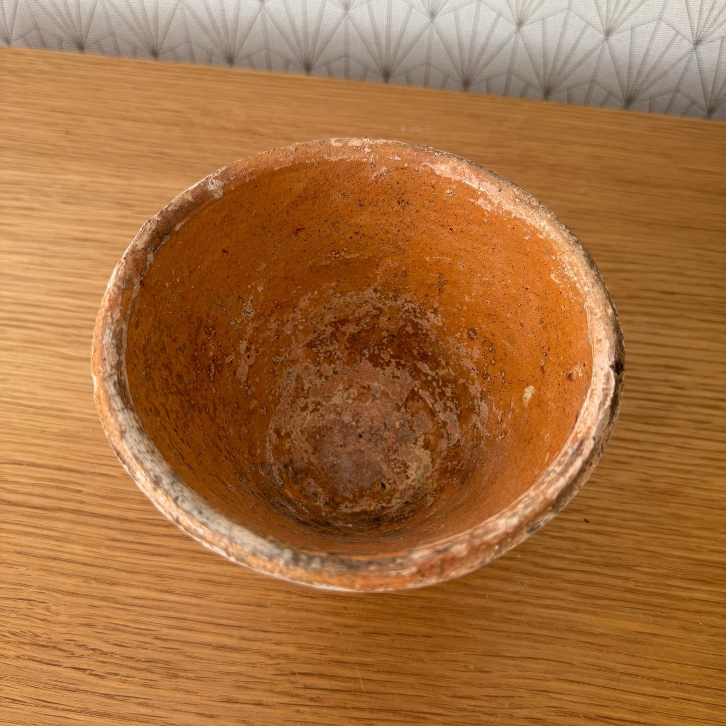 Antique French Resin Pot Tree Sap Collecting Vessel Folk Pottery 0211256 Unbranded