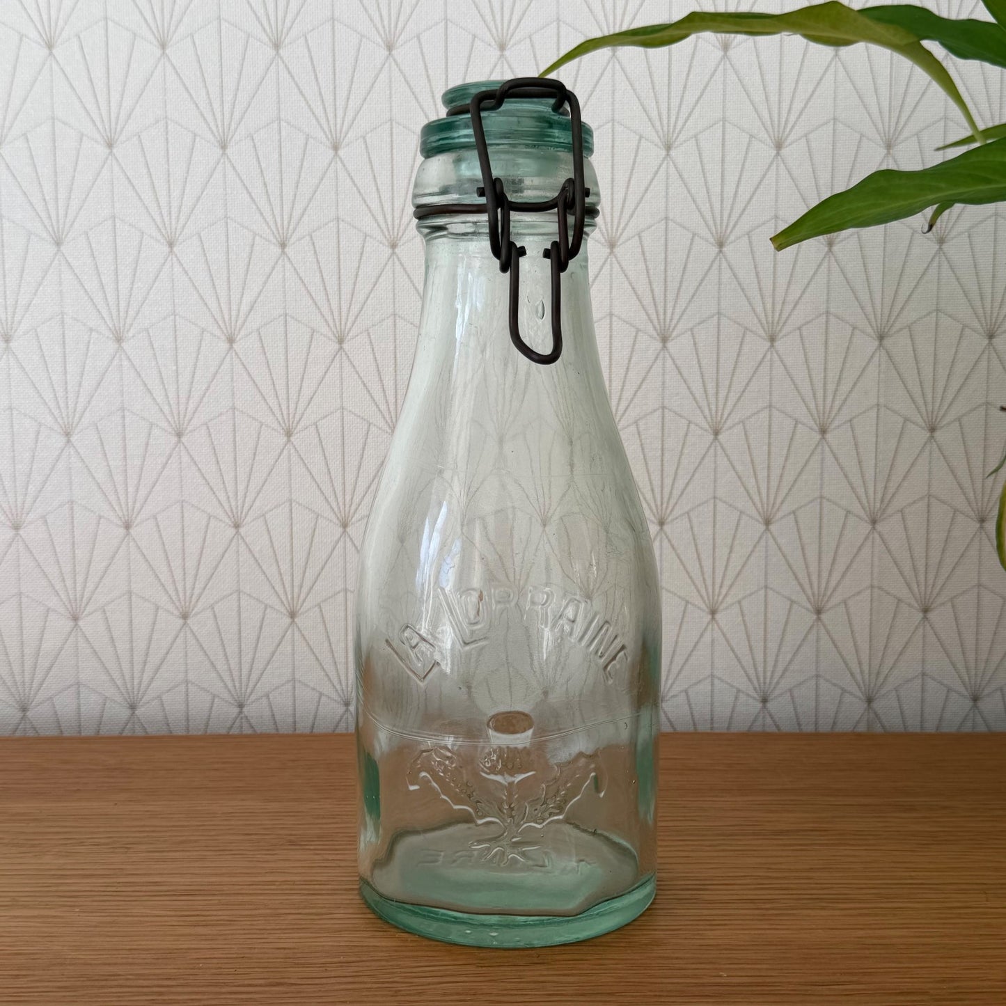French Glass Preserve Jar La Lorraine Vintage Swing Top Stopper 1305267 Fleamarketfrance