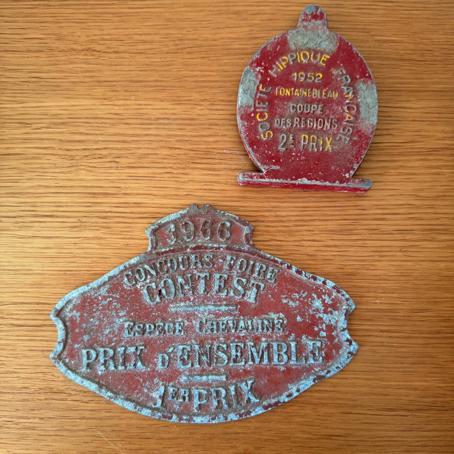 French Agricultural Plaques Vintage Trophy Awards Fontainebleau 08022612 Fleamarketfrance
