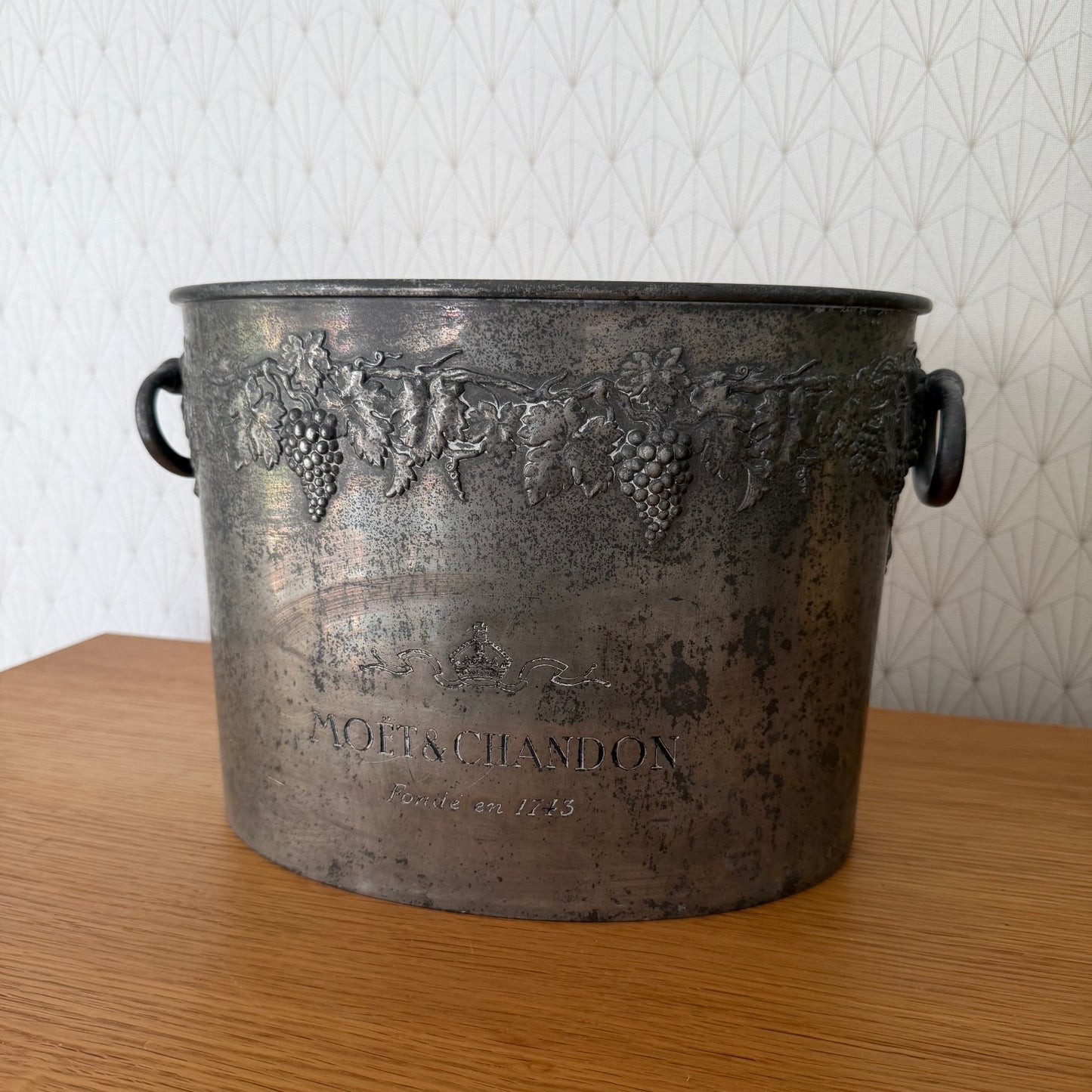 Vintage French Moet & Chandon double ice champagne bucket 20102520