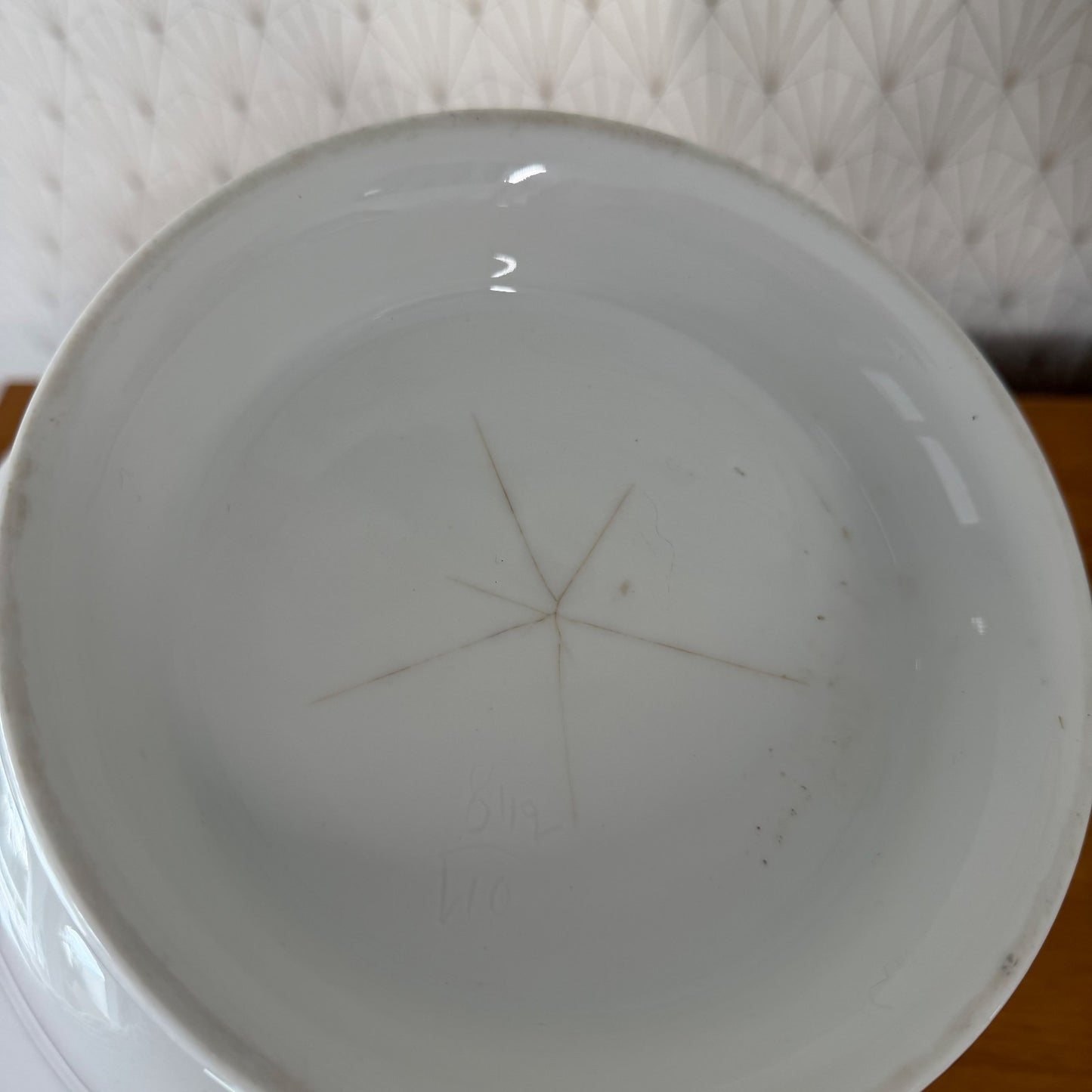 French White Tureen Vintage Ceramic Soup Bowl Lidded Serving Dish 2502261 Fleamarketfrance
