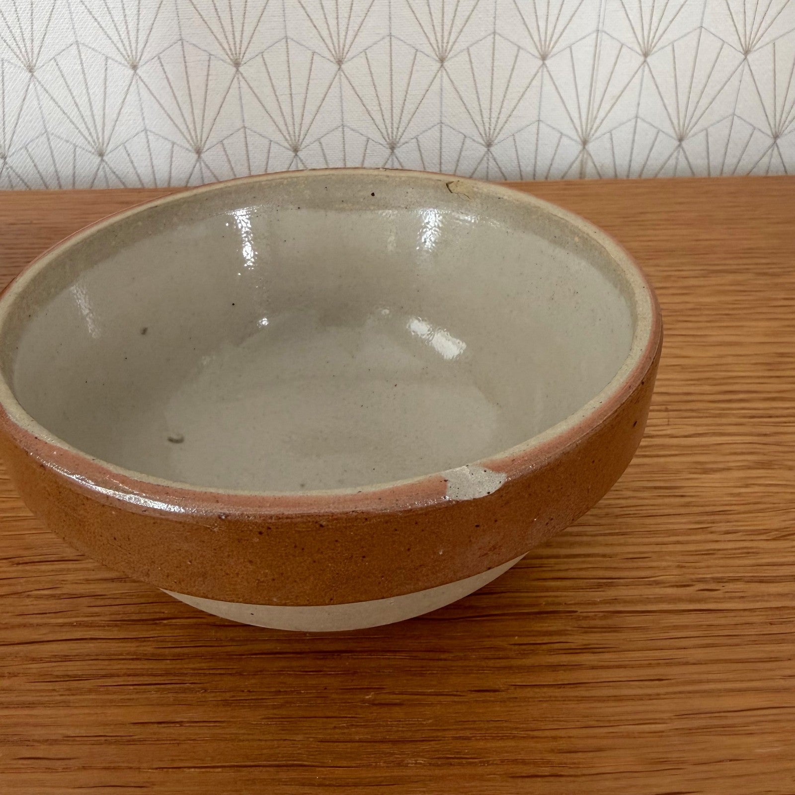 Vintage French Stoneware Mixing Bowl Salad Serving Provincial Set 6 1408269 Fleamarketfrance