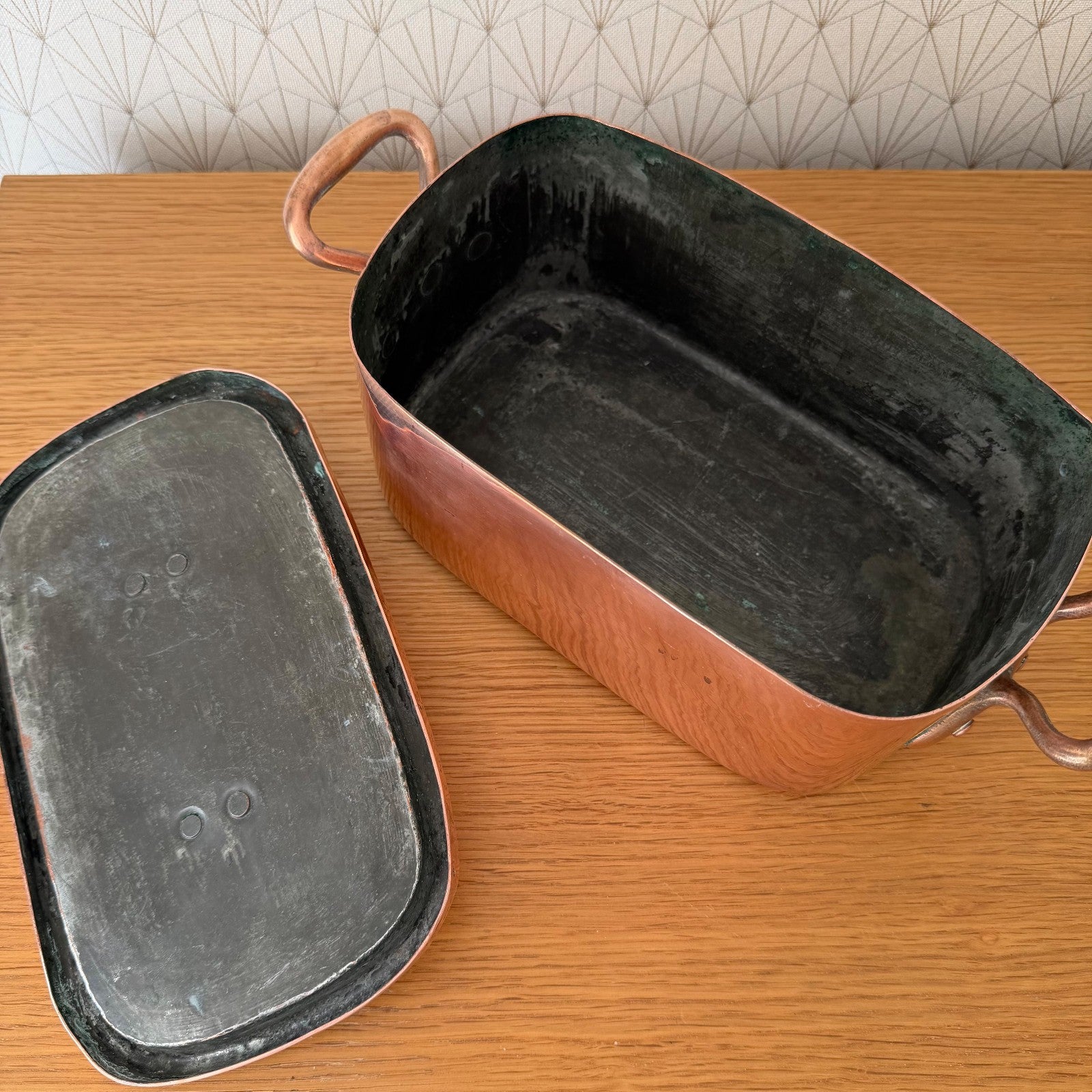 French Copper Daubiere Stock Pot Dovetailed Antique Cookware 0405264 Fleamarketfrance