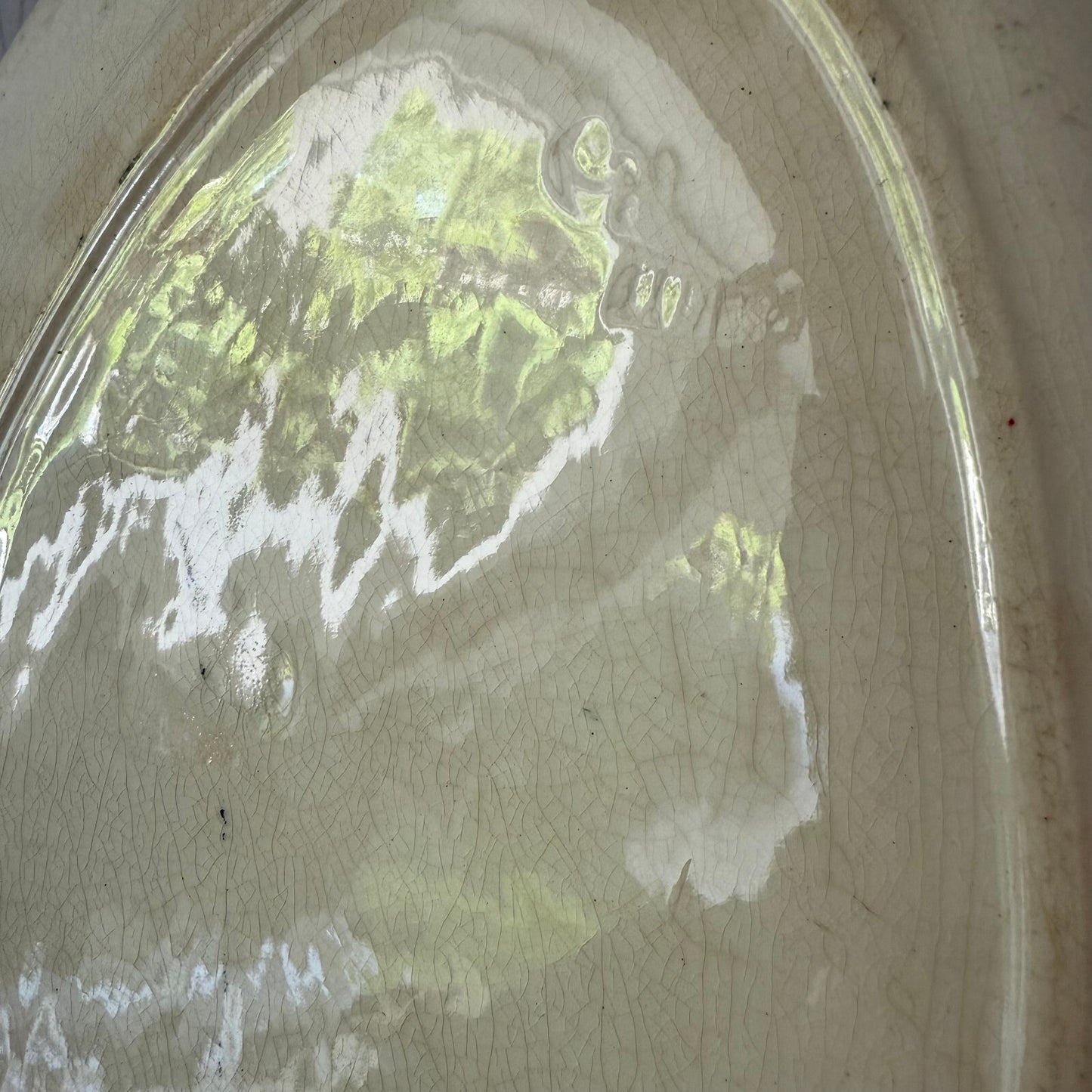 French Porcelain Tray Plate Louis XVI Salins ironstone 05052510