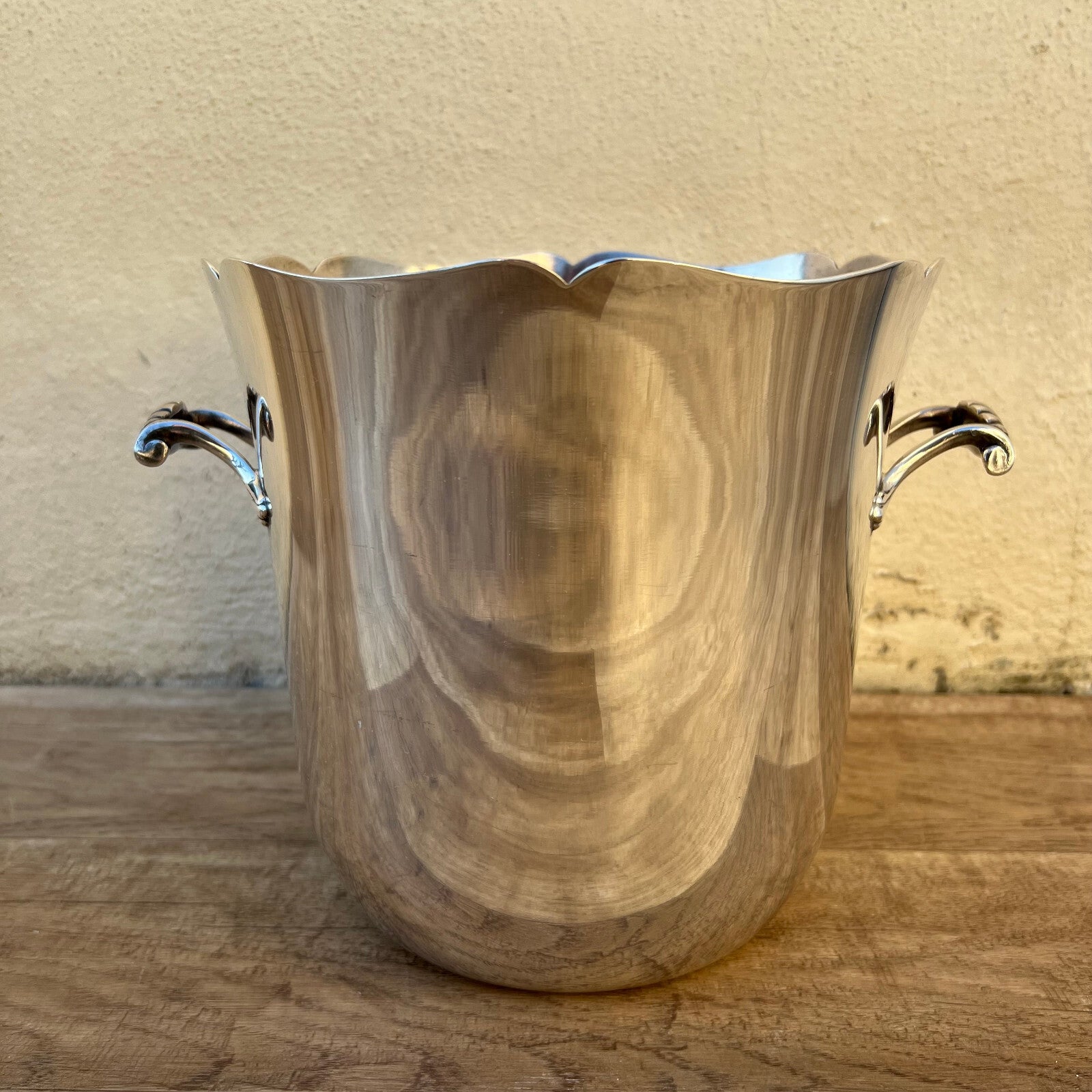 Vintage French Champagne Bucket Silverplate Ercuis Ice Cooler 09032514 Ercuis