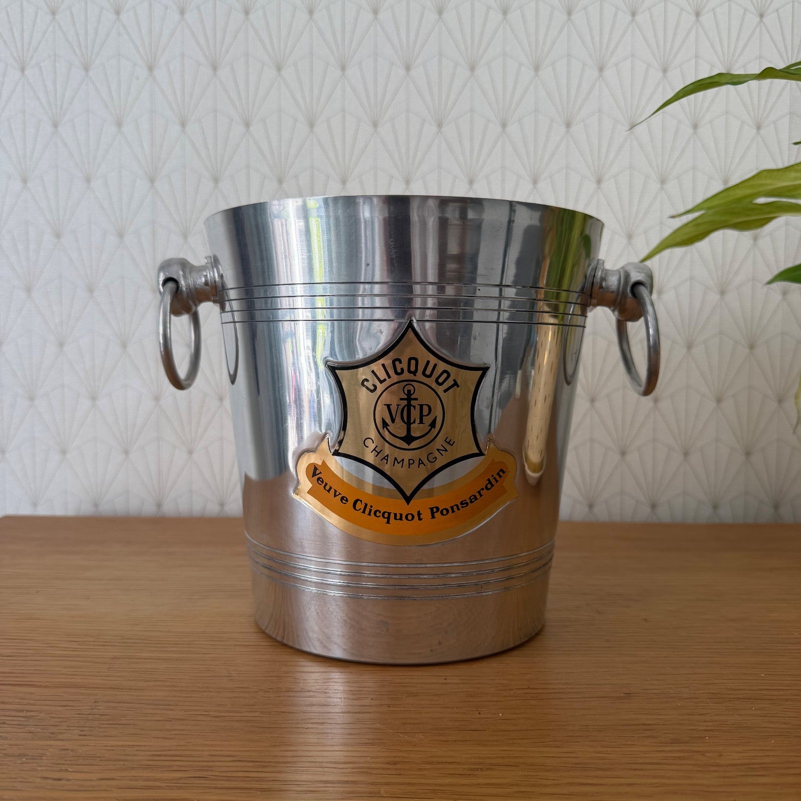Veuve Clicquot Champagne Ice Bucket French Vintage Wine Cooler Metal 2505268 Fleamarketfrance