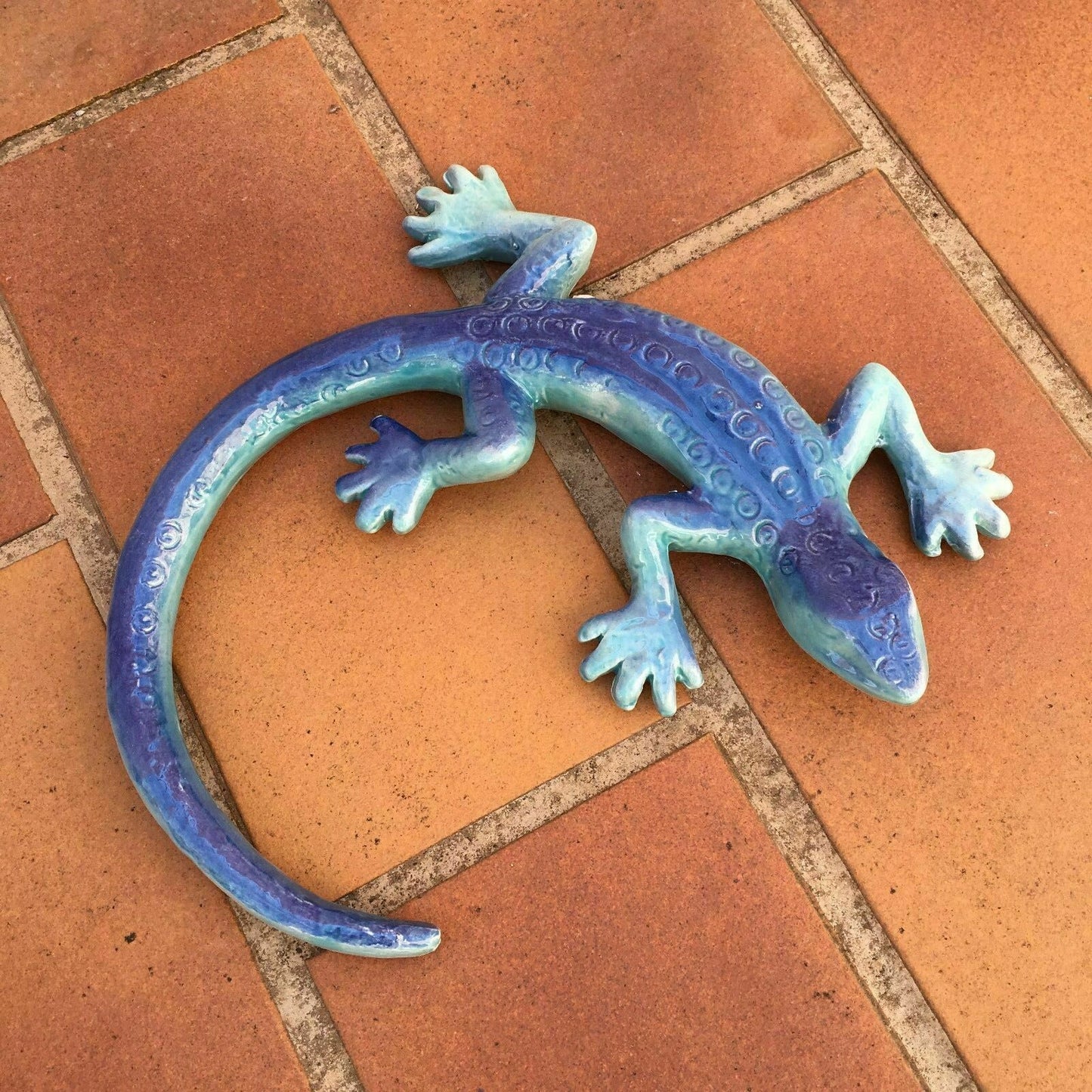French Moustiers Ceramics Salamander Wall Decor Provence Handmade 3 Unmarked