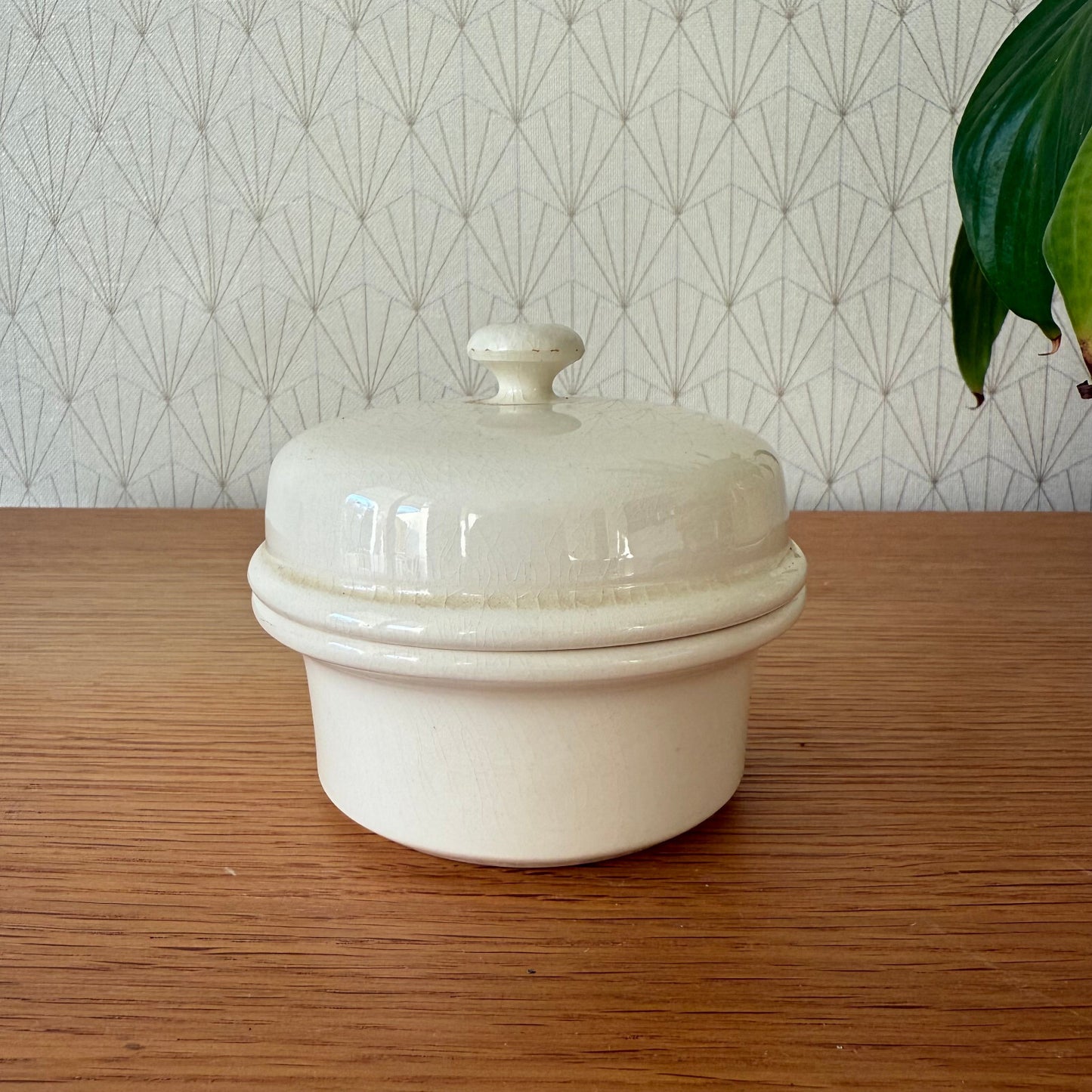 French Terrine Pot Sarreguemines Foie Gras Pate Dish Vintage 0112248 Unmarked
