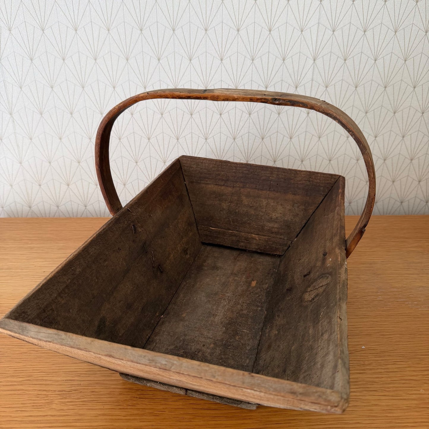 French Wooden Garden Trug Vintage Harvest Basket Rustic Antique 1908266 Fleamarketfrance