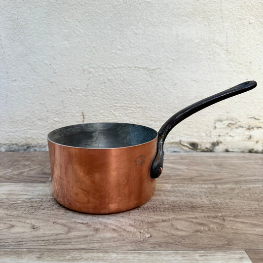 French Copper Saucepan Matillon Vintage Cookware Tinned Interior 0211232 Unbranded