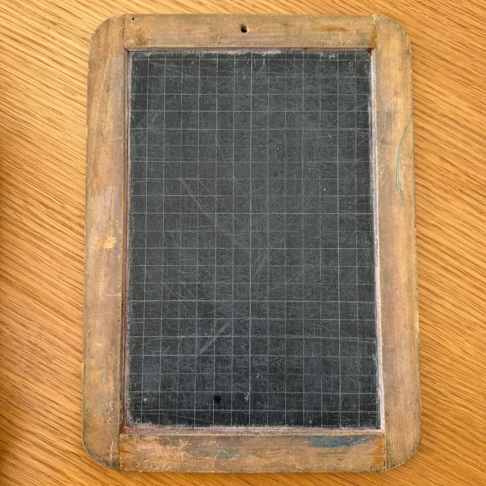 Vintage 2 Sided French Slate Board School Personal Chalk Board Slate 09022518 - Fleamarketfrance