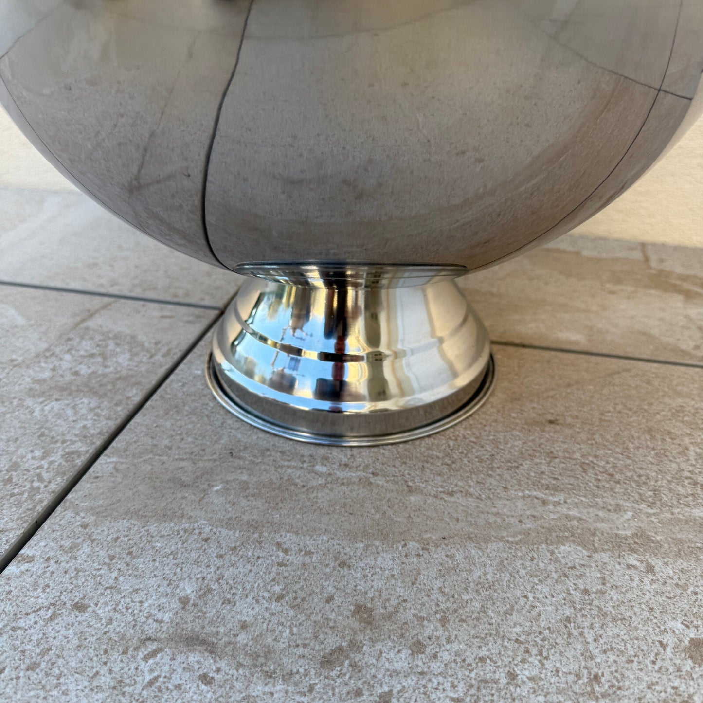 Vintage French Champagne Inox Ice Bucket Cooler Basin 1604253