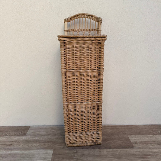 French bread basket wicker rattan storage organizer display bakery 1209255