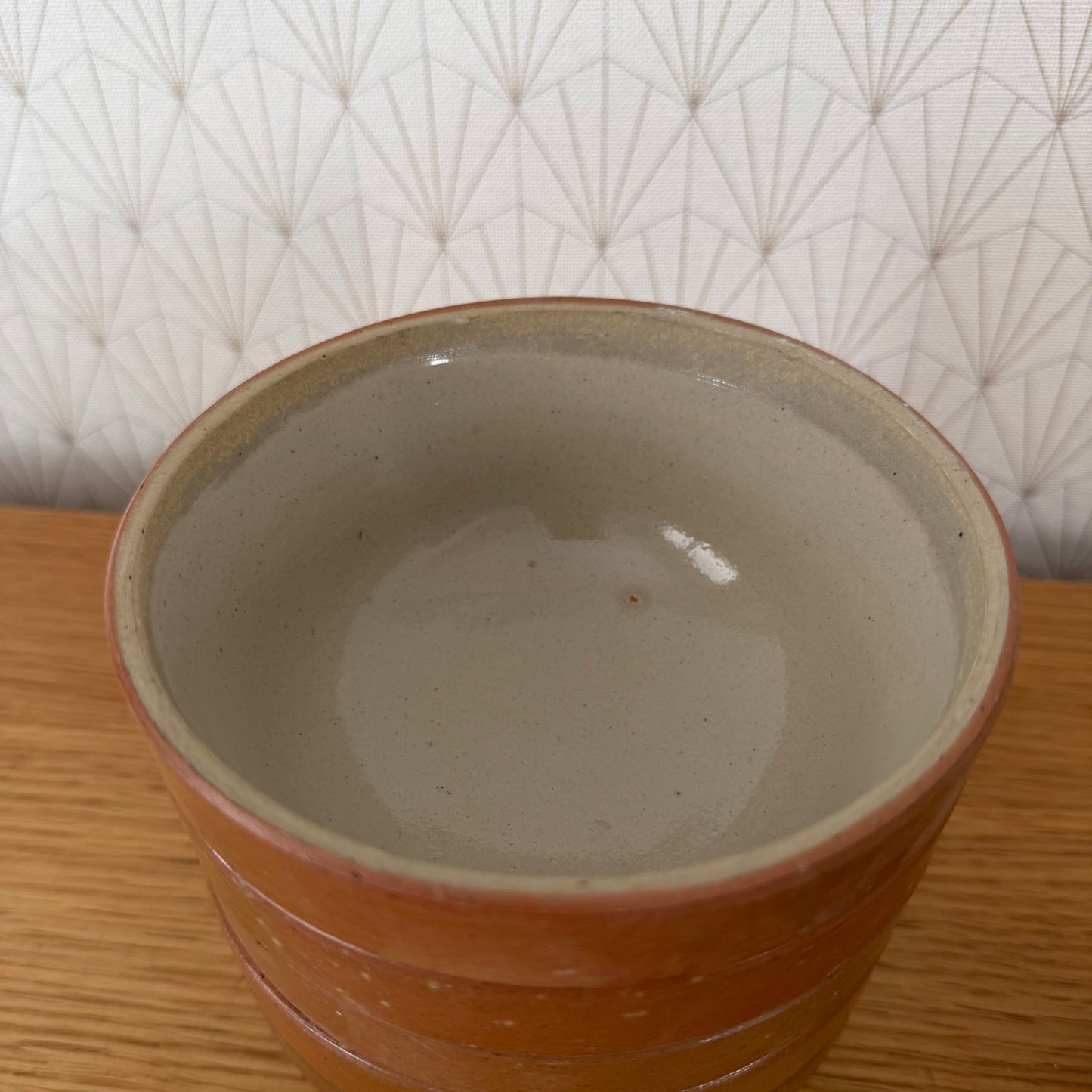 Vintage French Stoneware Mixing Bowl Salad Serving Provincial Set 6 1408269 Fleamarketfrance