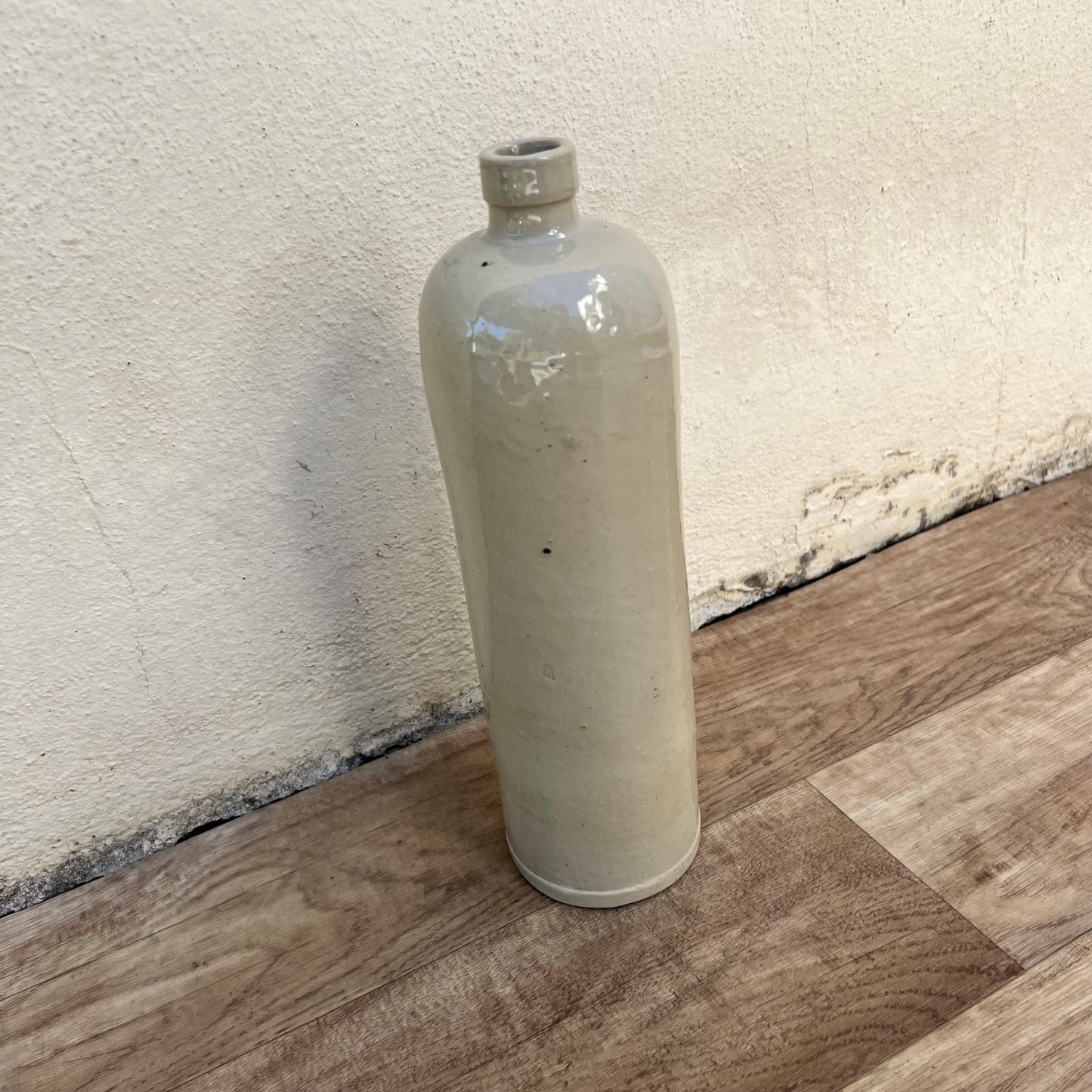 Antique French Stoneware Bottle Ceramic Wine Water Jug 11.5" 2912251 Unmarked