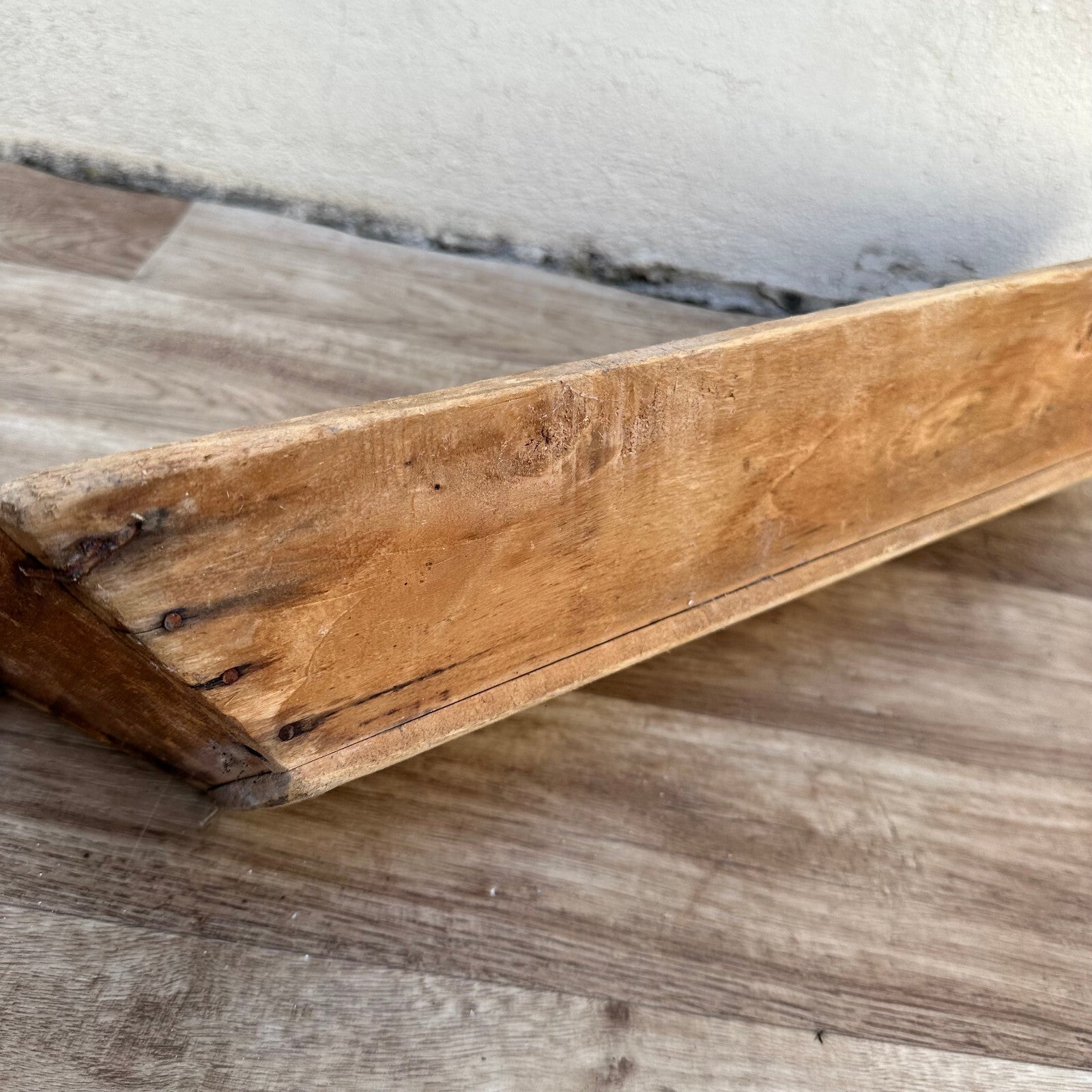 Vintage French Bread Basket 1950s Wooden Baguette Trough Rustic 10022417 Fleamarketfrance