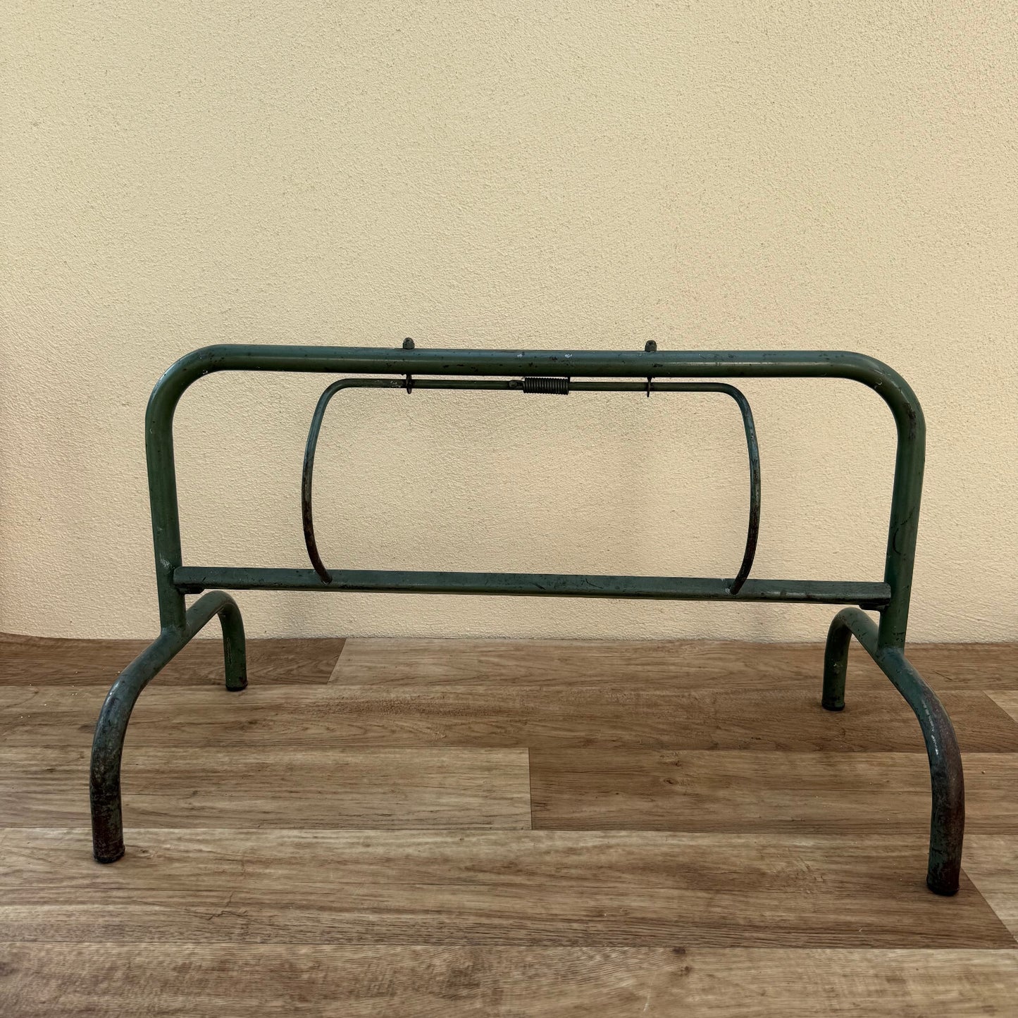 French Florist Paper Roll Dispenser Vintage Metal Wrapping Holder 1950s 1606252 Fleamarketfrance