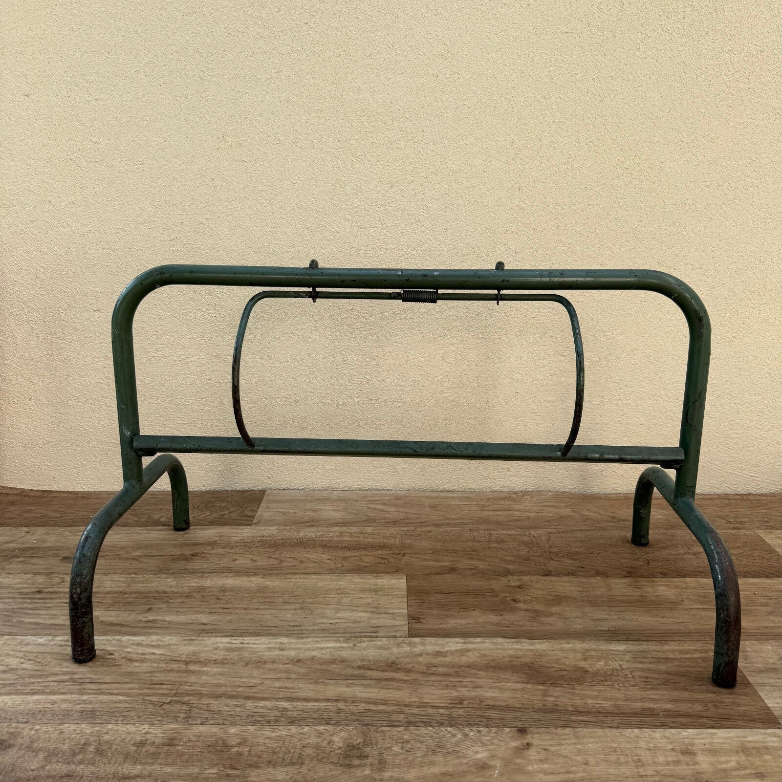 French Florist Paper Roll Dispenser Vintage Metal Wrapping Holder 1950s 1606252 Fleamarketfrance