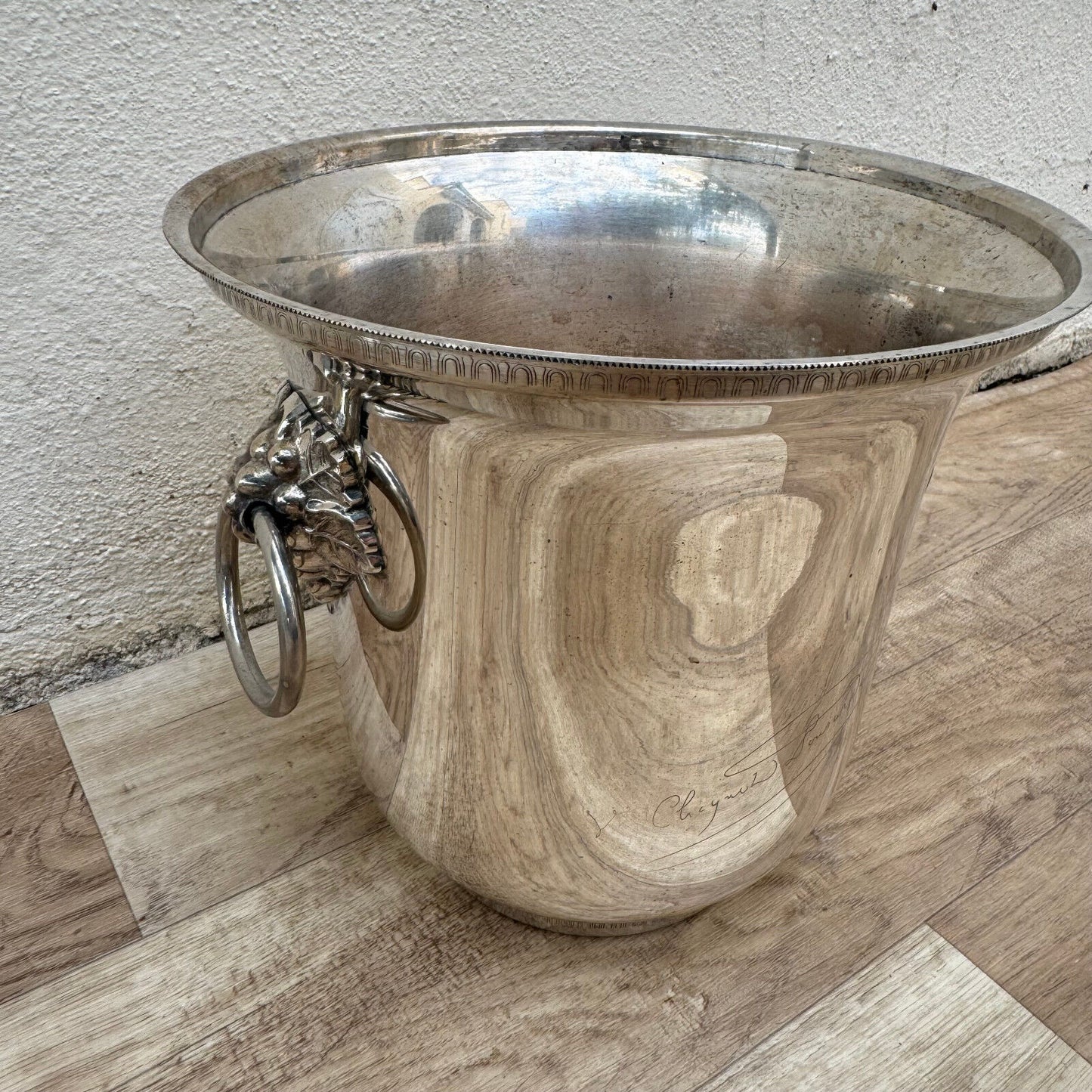 Vintage French Champagne Silverplate Ice Bucket Cooler Veuve clicquot  19092414 - Fleamarketfrance