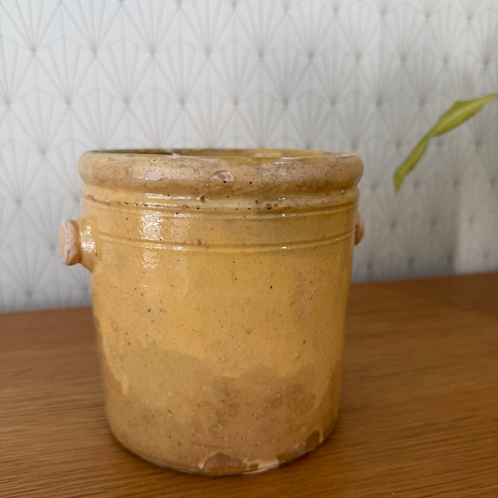 French Stoneware Jam Pot Antique Ceramic Crock 19th Century 0107261 Unbranded