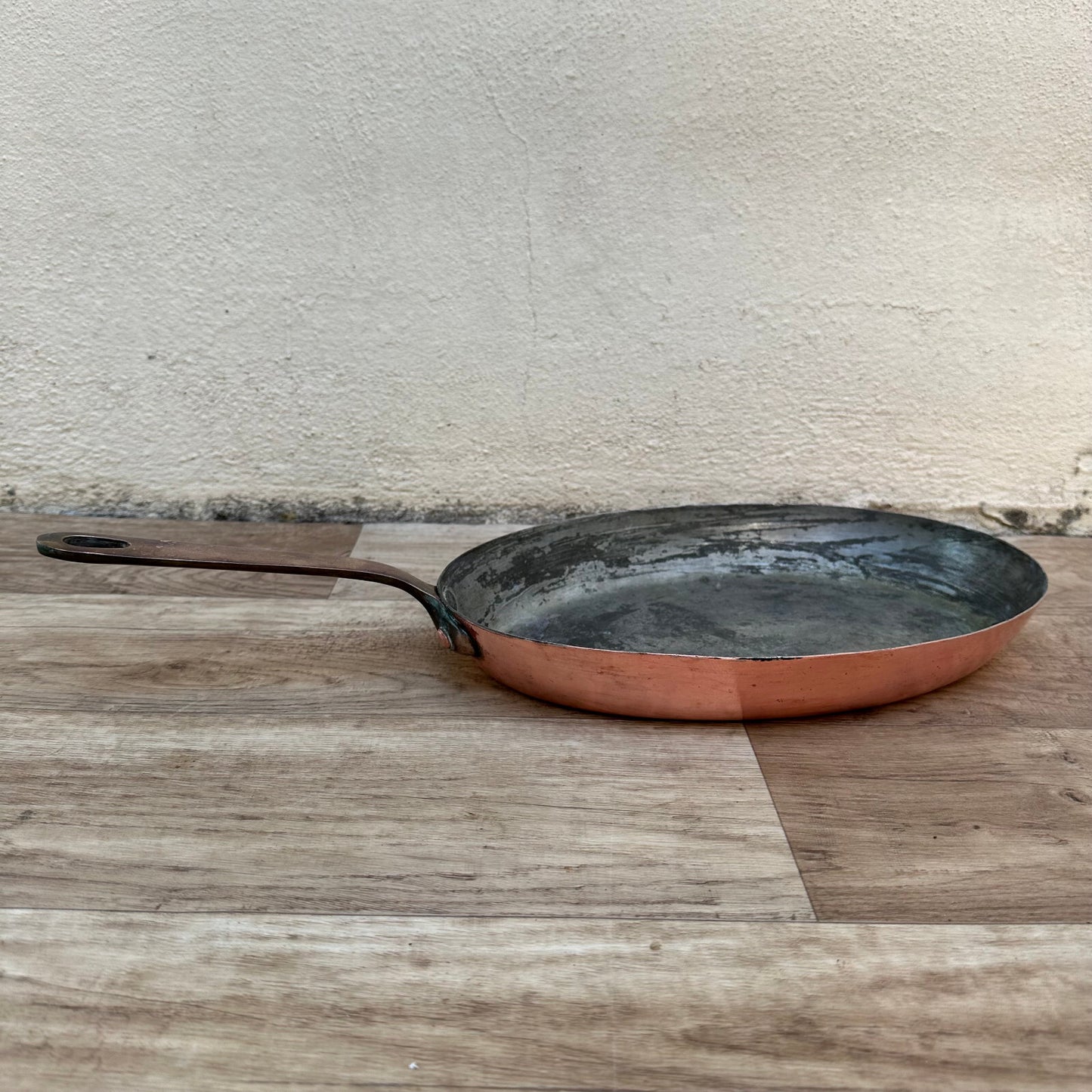 Vintage French Copper Fish Pan Oval Tin Lined Cookware France 0311235 Unbranded
