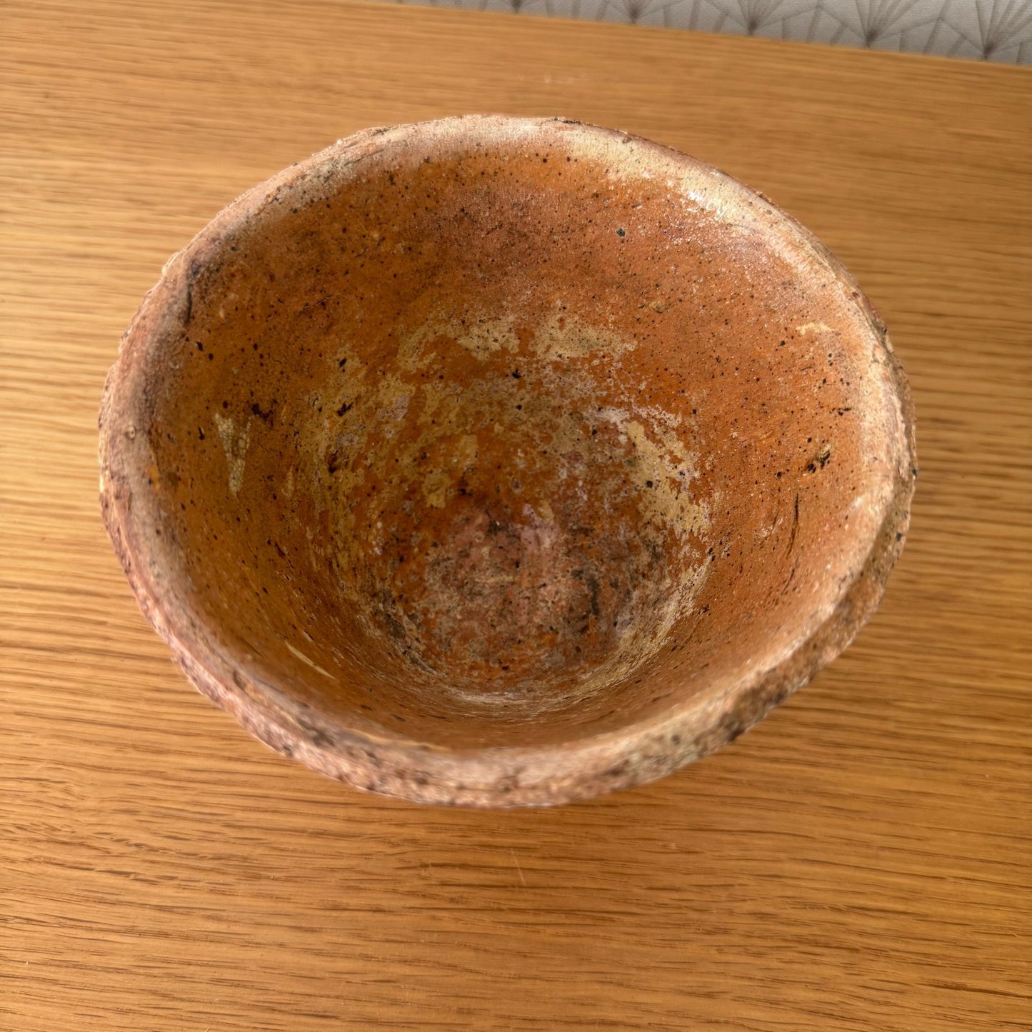 Antique French Resin Collection Pot Ceramic Tree Sap Glazed Rustic 0211259 Unbranded