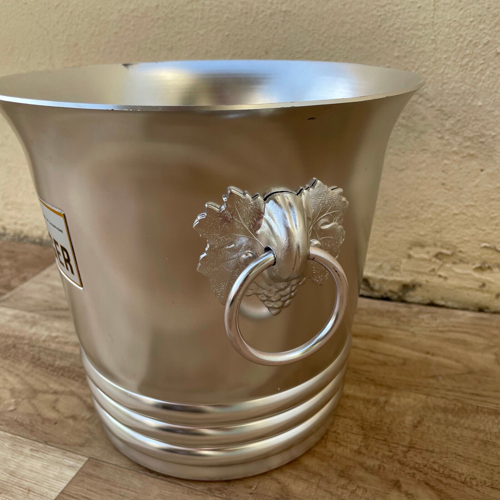 Vintage French Champagne French Ice Bucket Cooler Made France Taittinger 2609231 - Fleamarketfrance