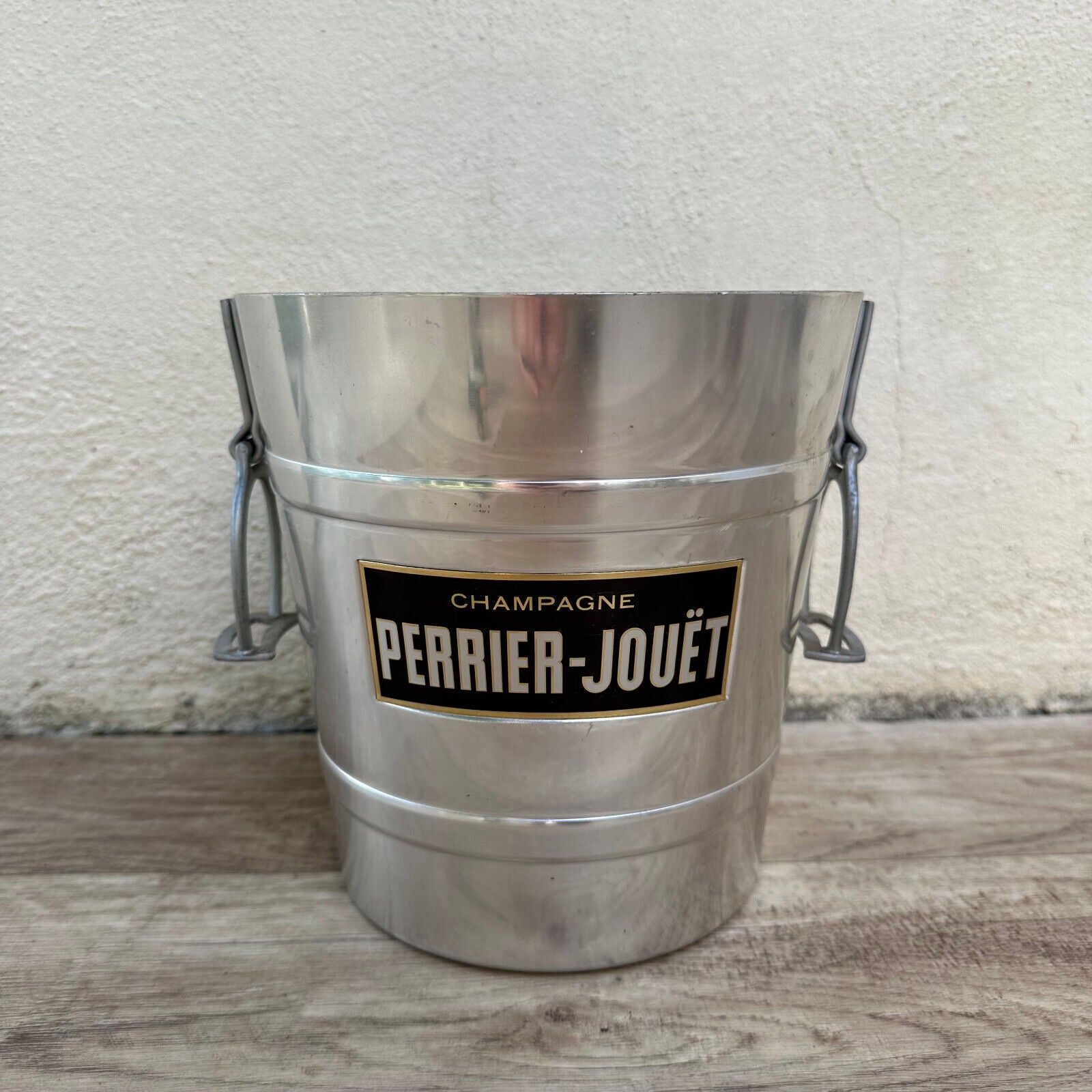 Vintage French Champagne Ice Bucket Cooler Made France PERRIER JOUET 2802254 - Fleamarketfrance