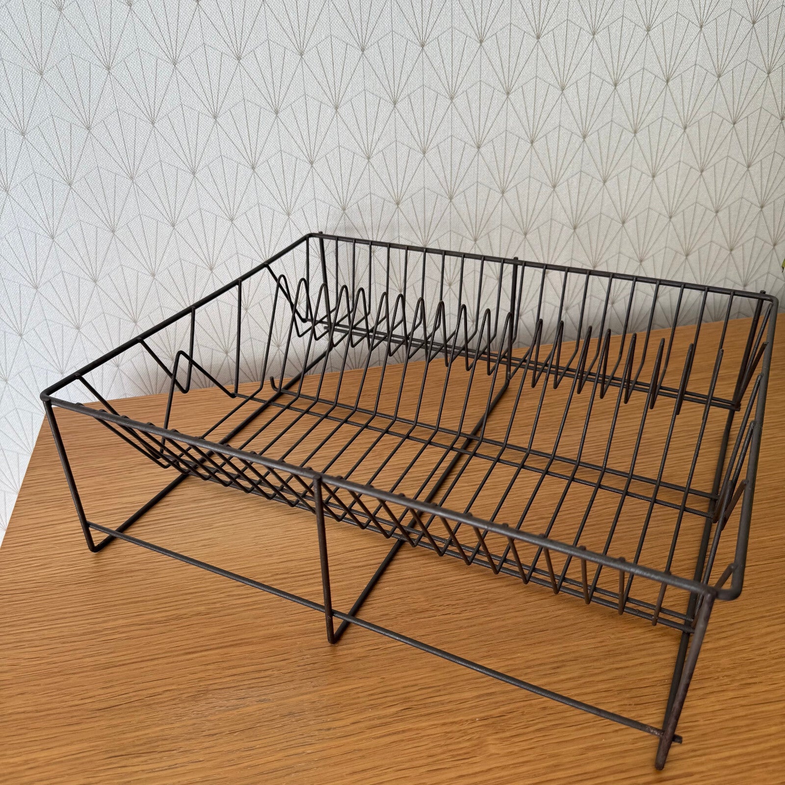 Vintage French Metal Wire Dish Drying Rack Drainer 2006254 Unbranded