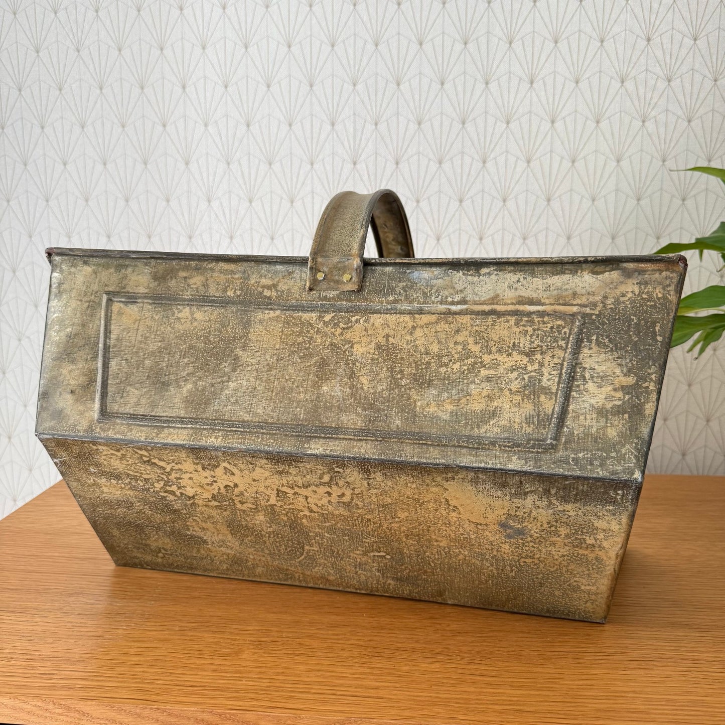 French Metal Basket Vintage Market Trug Handle Harvest Gathering 08072512 Fleamarketfrance