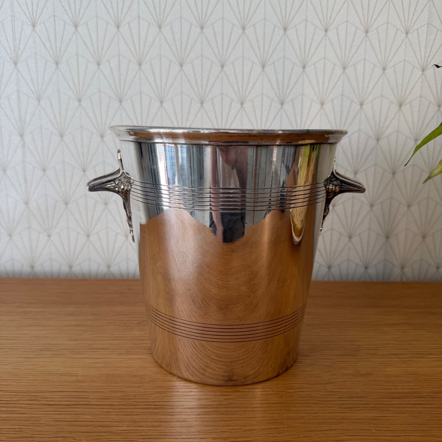 French Morlant Silverplate Champagne Bucket Vintage Wine Cooler 10062615