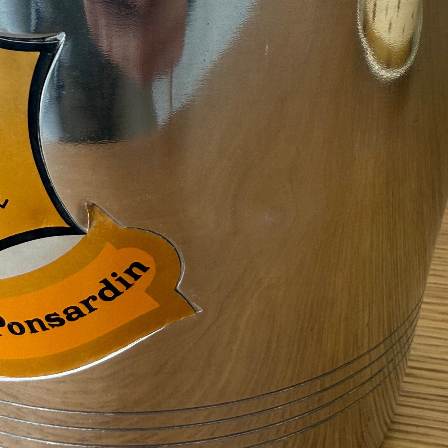 Vintage French Champagne Ice Bucket Cooler Made France VEUVE CLICQUOT 0904258